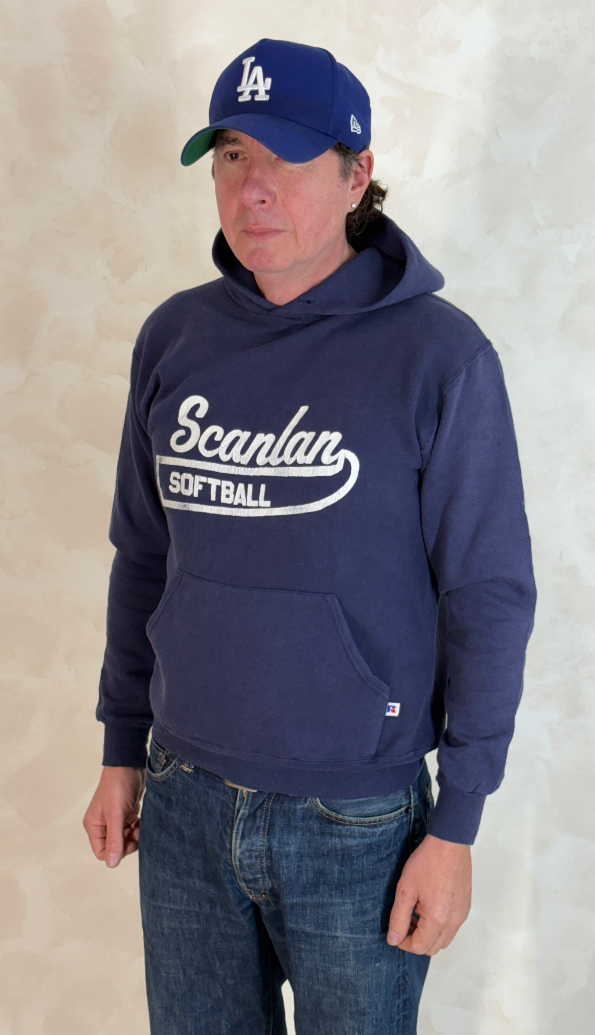 Size M Hooded Made in USA By Russell - USA Vintage Bcn