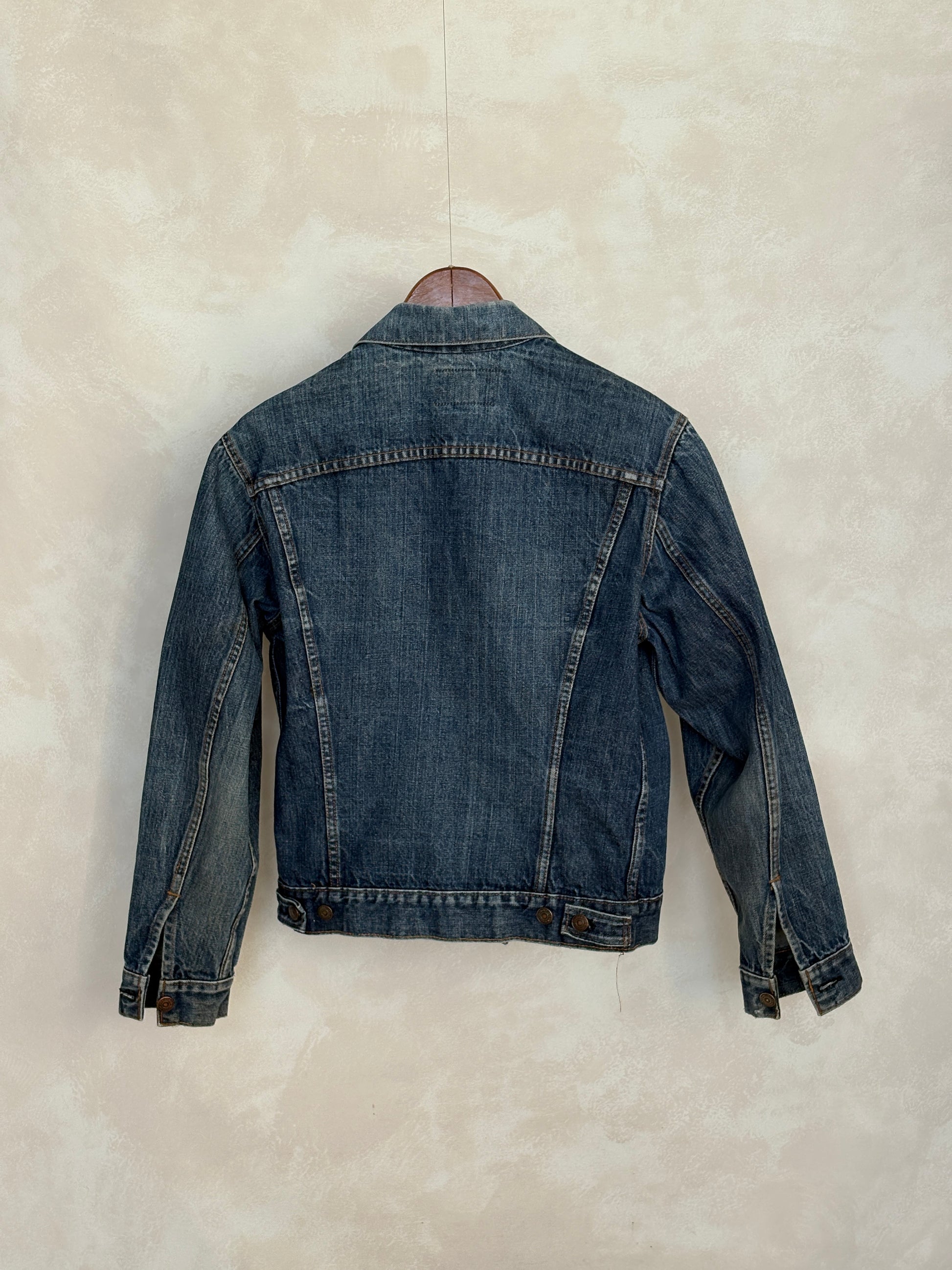 Size 38US / 48EU. Vintage Early 70s 2 pocket Levi’s Denim Jacket 70505 – Single Stitch, Made in USA - USA Vintage Bcn