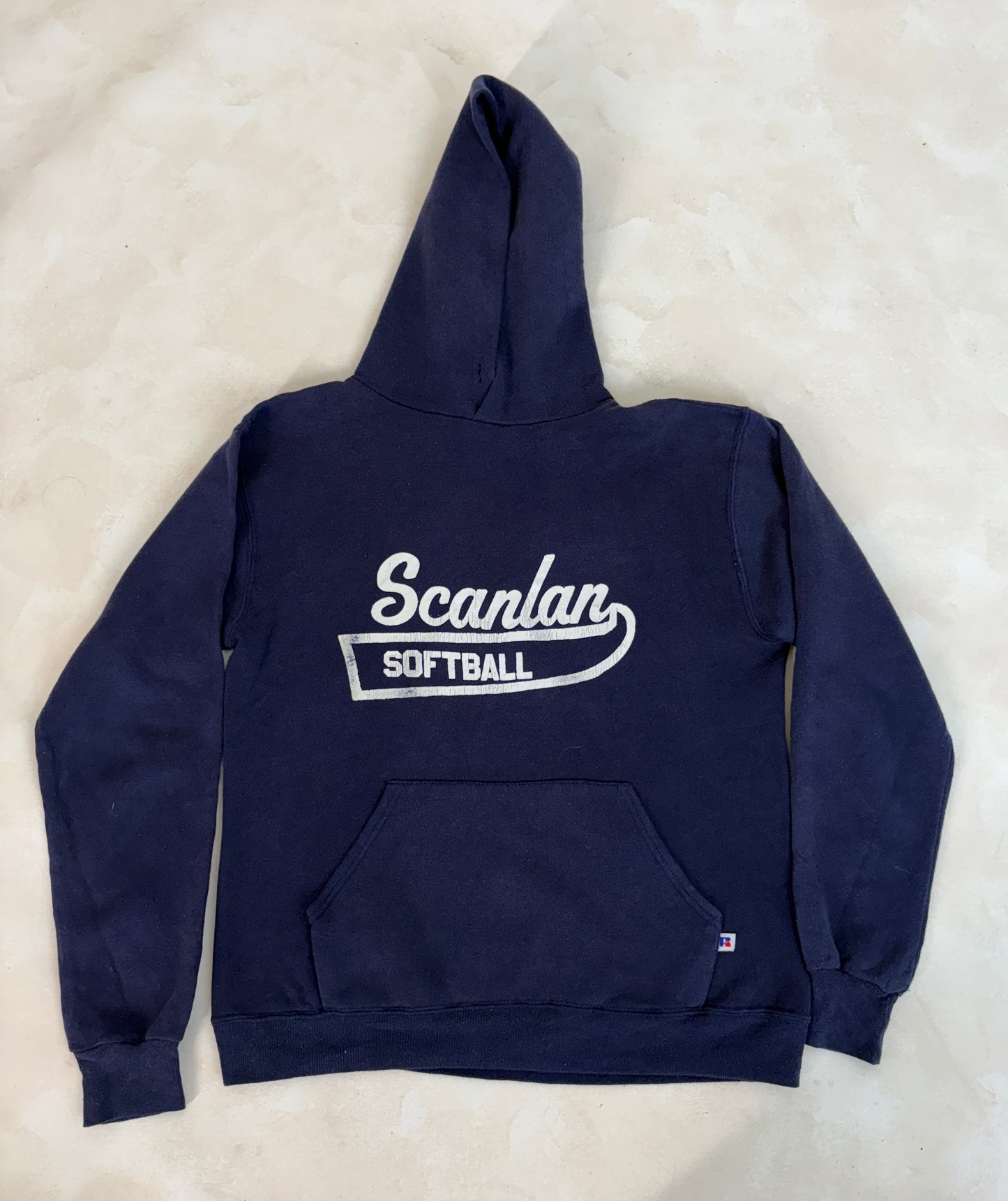 Size M Hooded Made in USA By Russell - USA Vintage Bcn