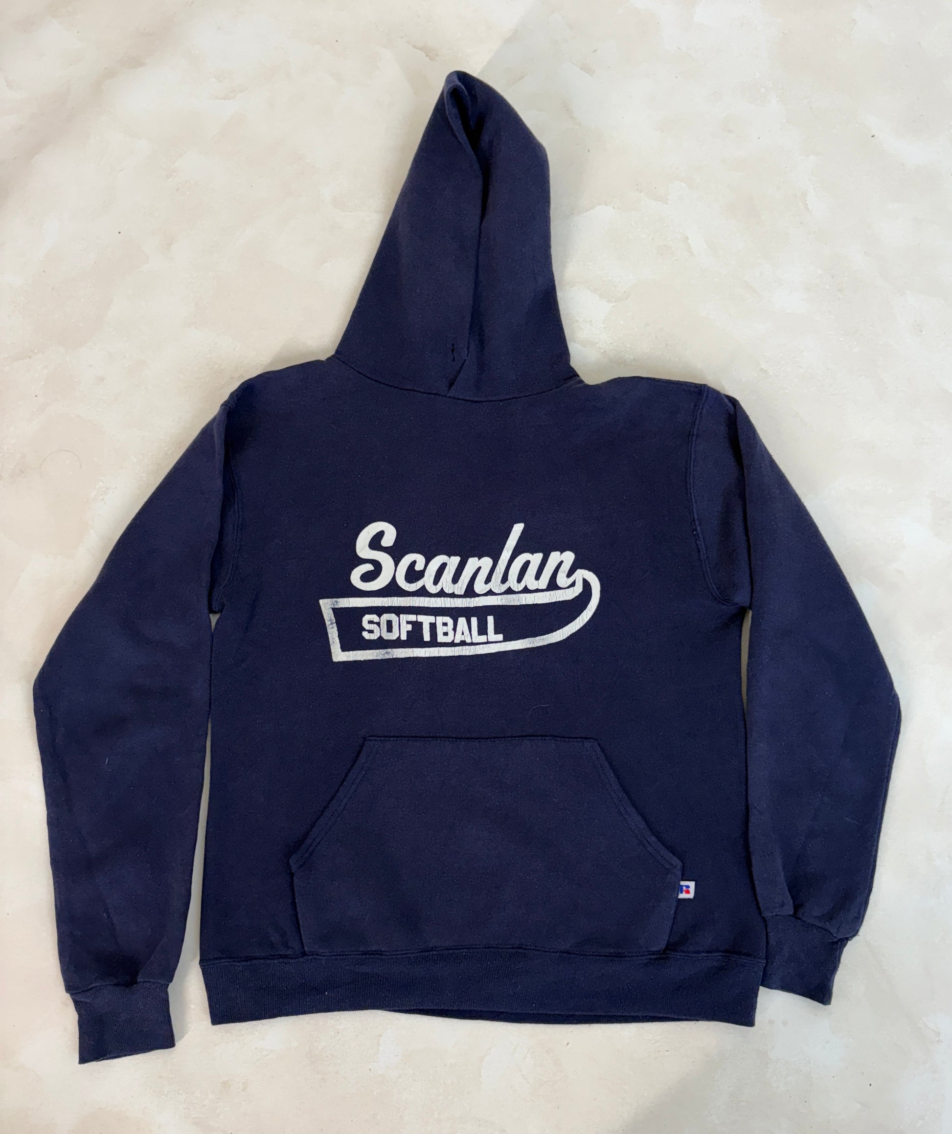 Size M Hooded Made in USA By Russell - USA Vintage Bcn