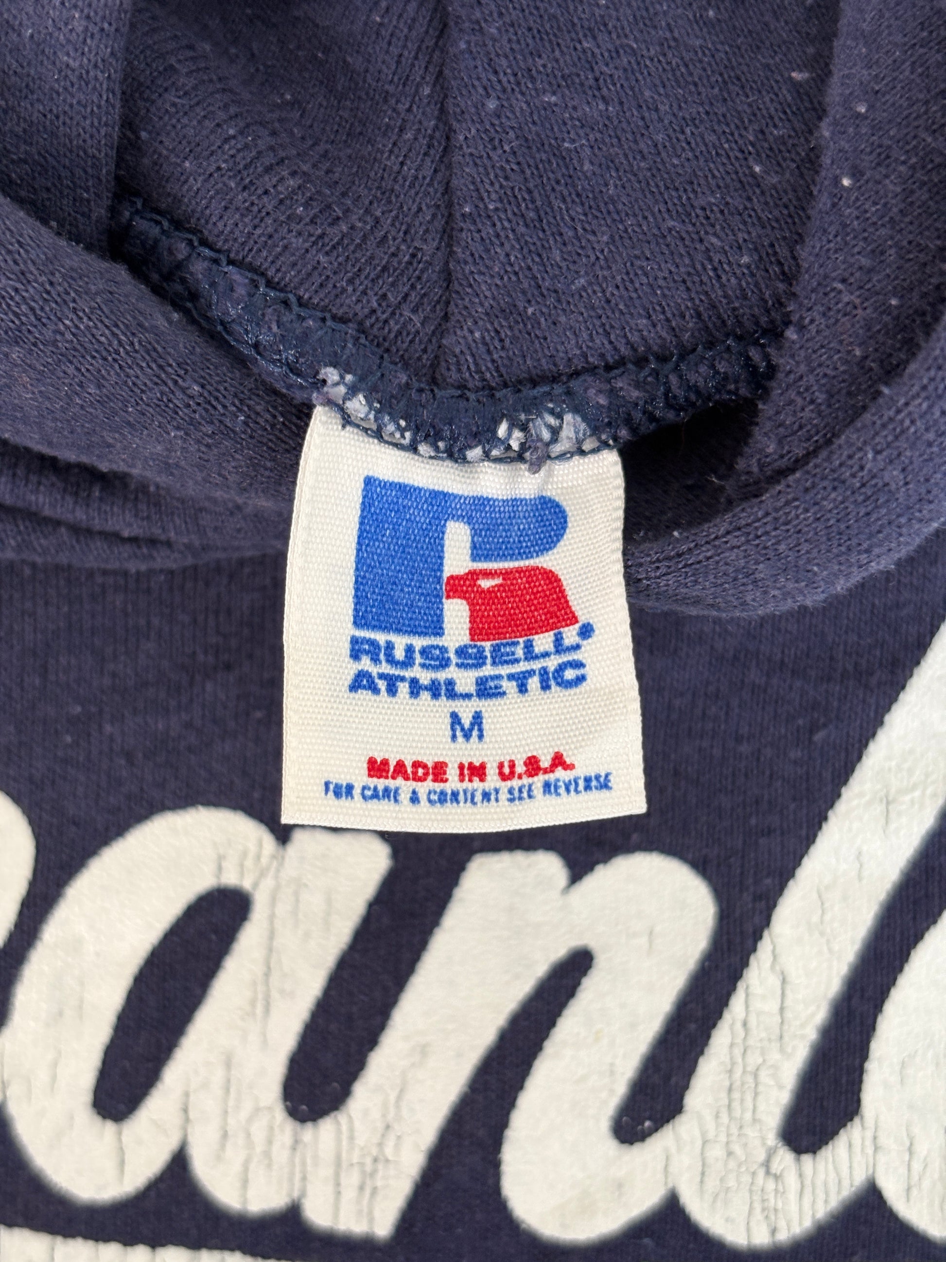 Size M Hooded Made in USA By Russell - USA Vintage Bcn