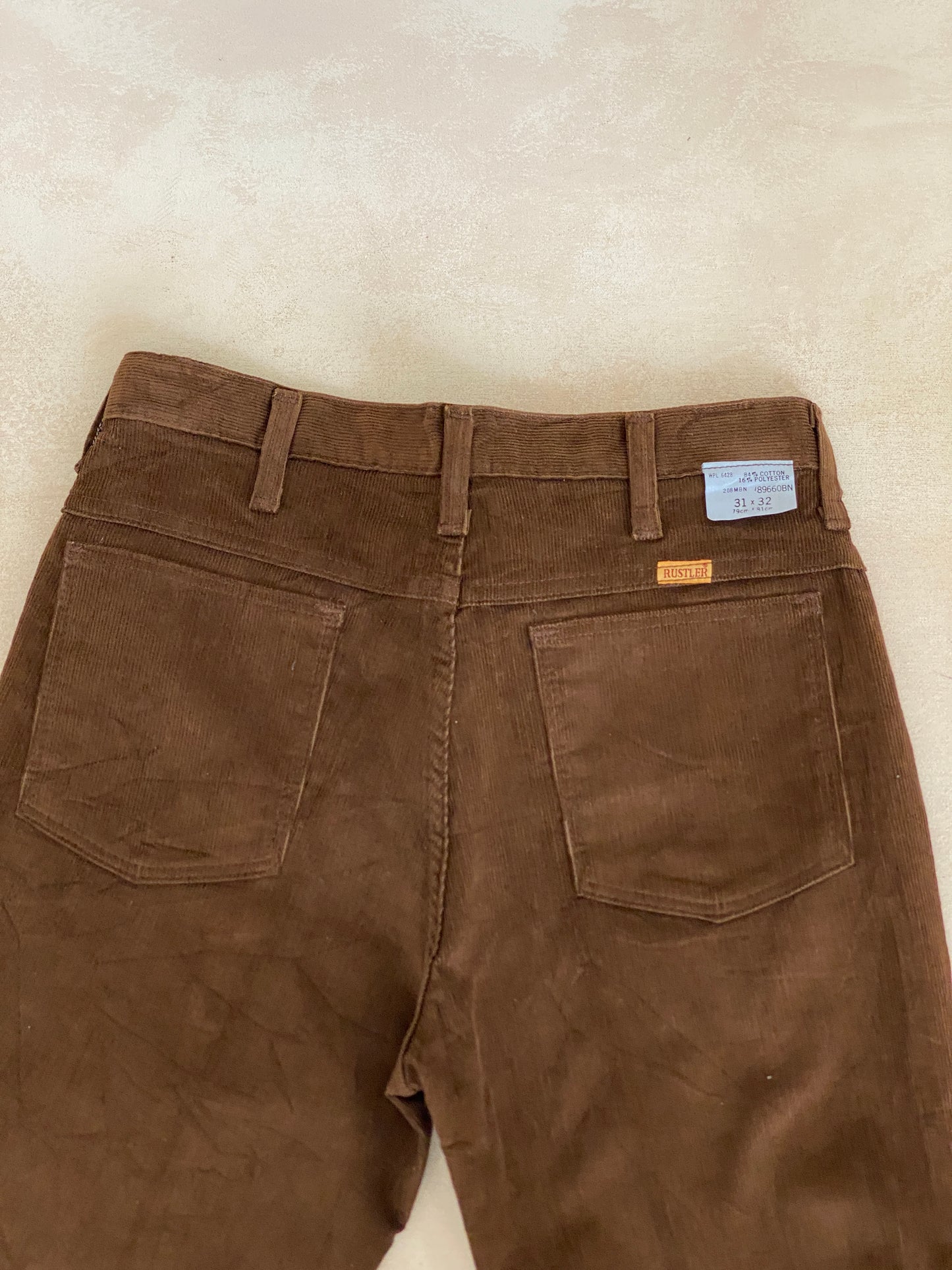 31X32 Vintage New old stock Rustler corduroy pants Made in USA - USA Vintage Bcn
