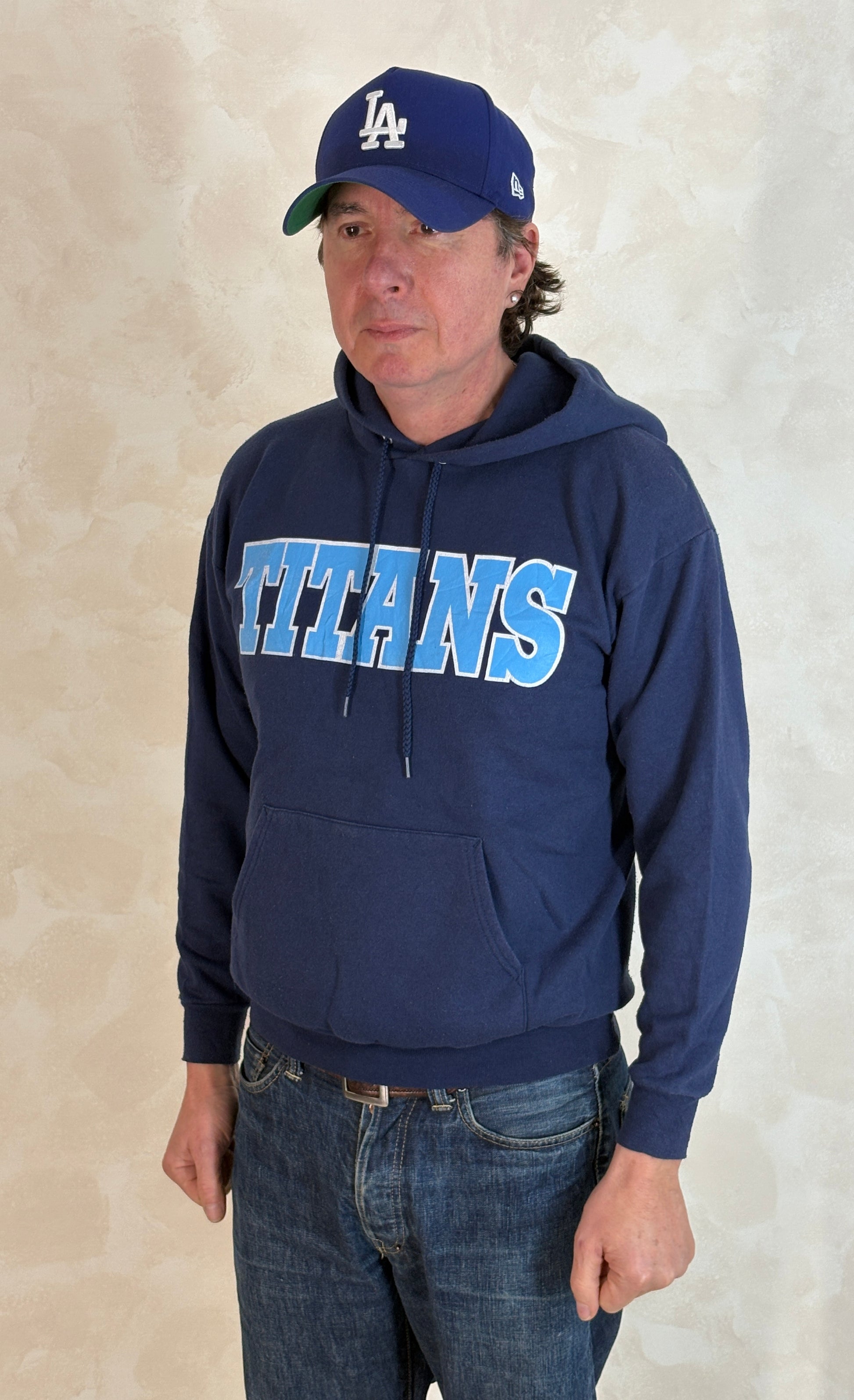 Size M Hooded Sweat Titans - USA Vintage Bcn
