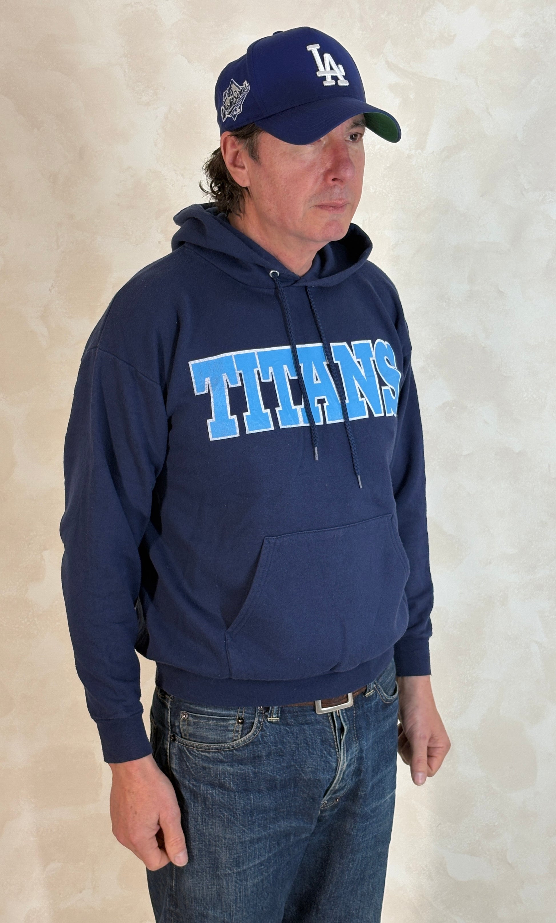 Size M Hooded Sweat Titans - USA Vintage Bcn