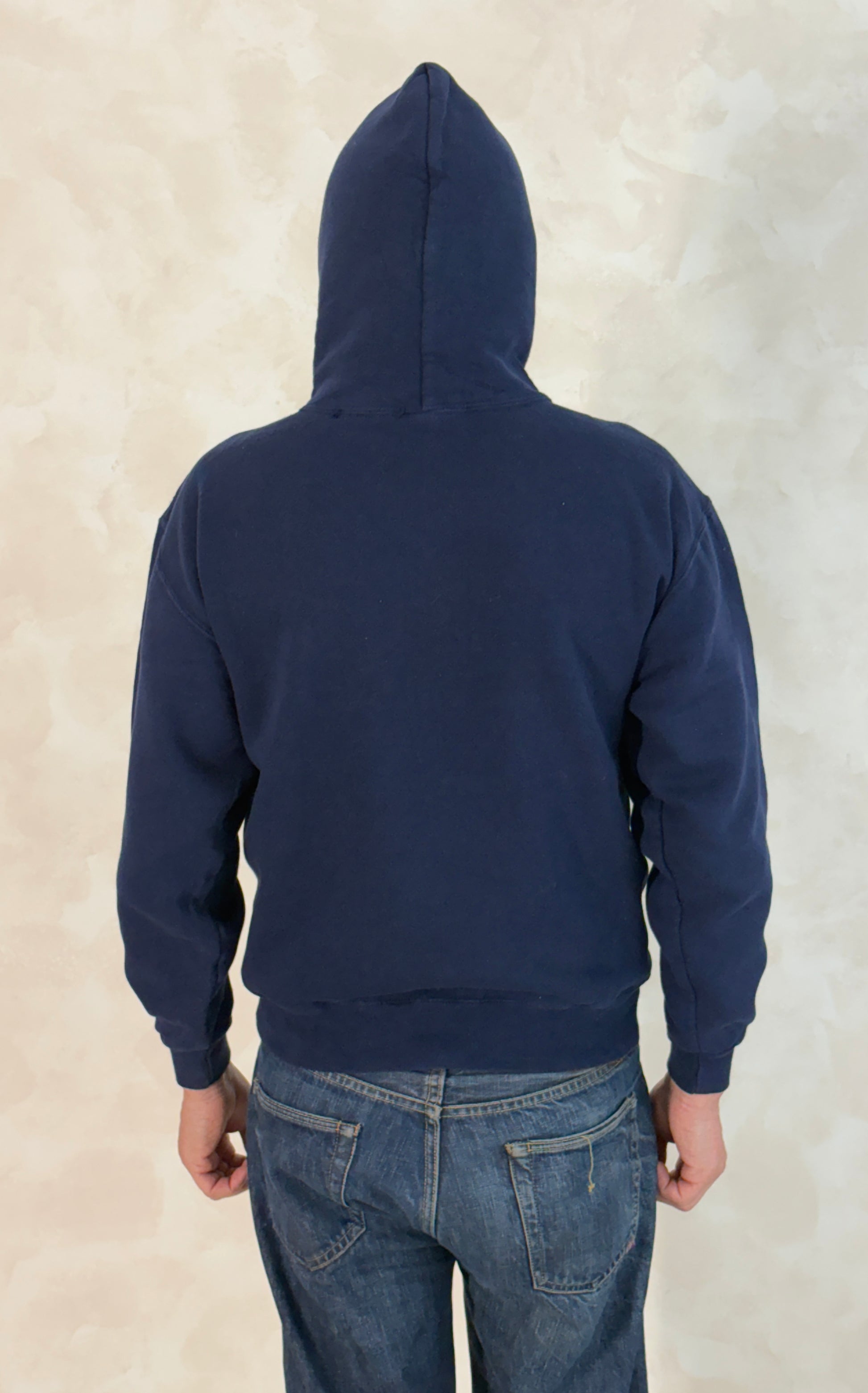 Size M Hooded Sweat Made By Russell - USA Vintage Bcn