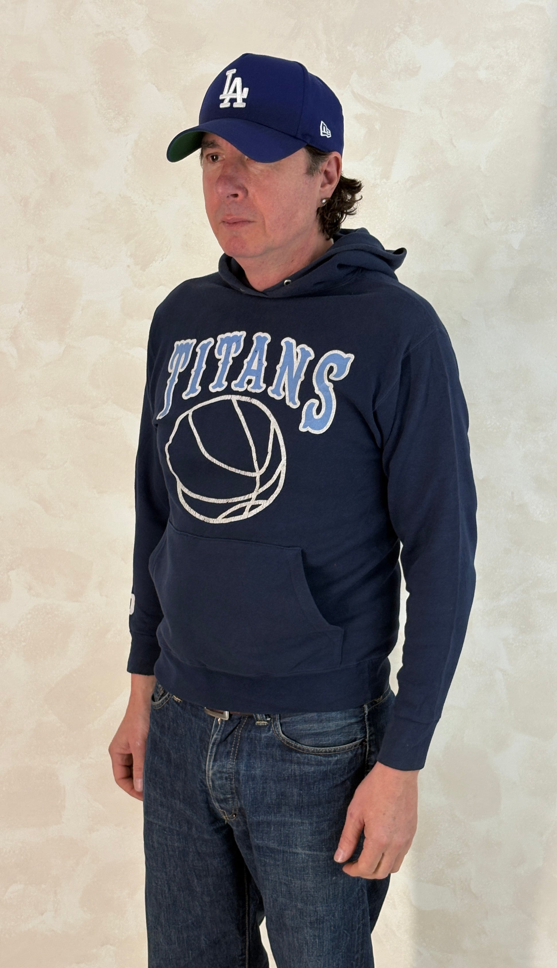 Size S Hooded Titans Made in USA By Eagle USA - USA Vintage Bcn