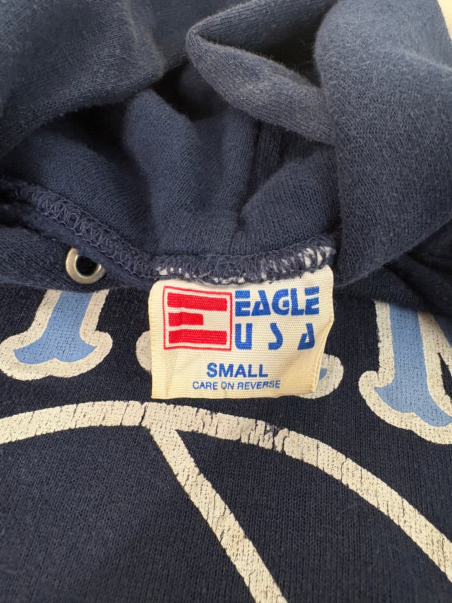 Size S Hooded Titans Made in USA By Eagle USA - USA Vintage Bcn