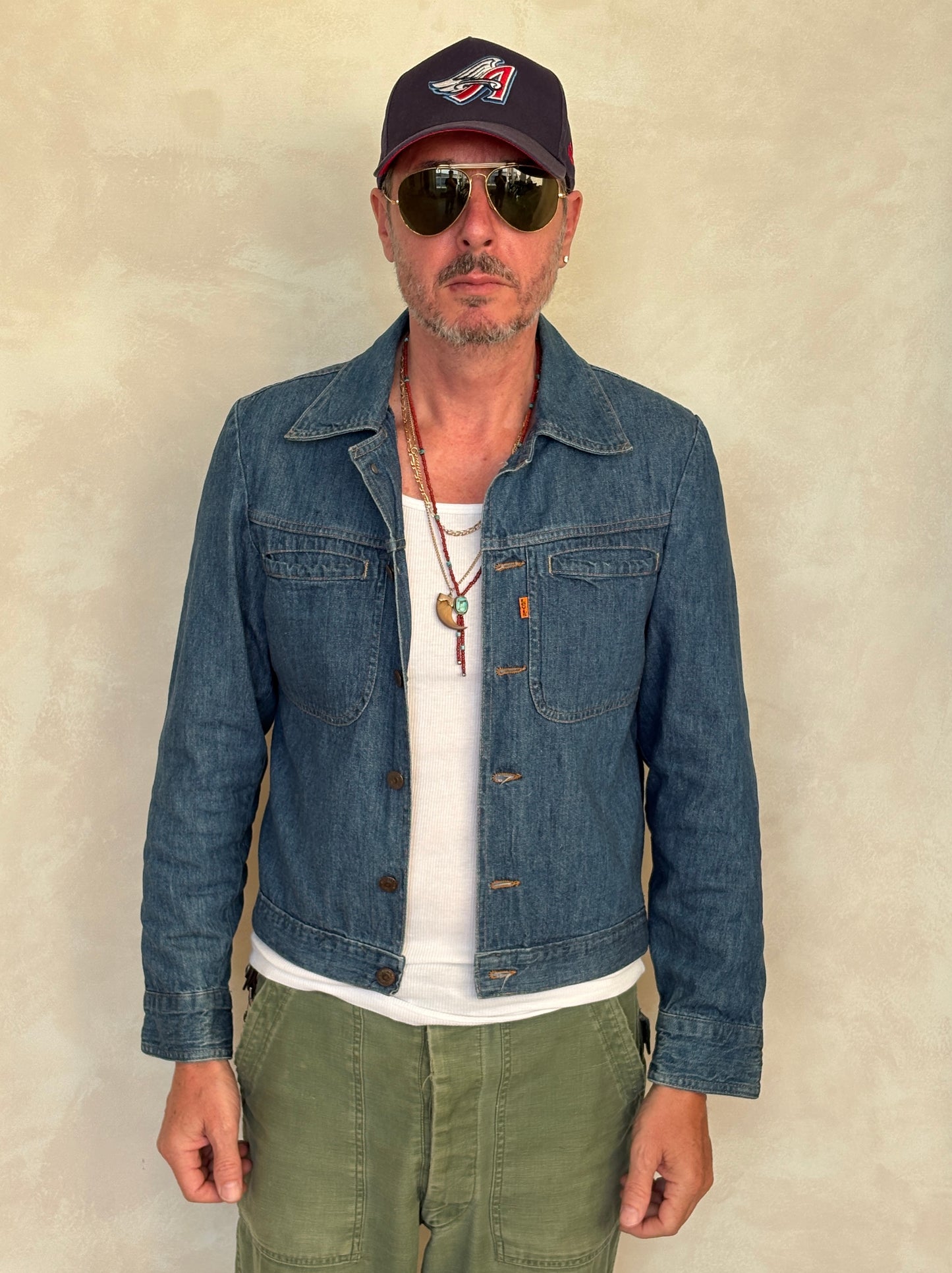 Size Med. Levis Vintage 70s light denim Jacket – Made in USA - USA Vintage Bcn