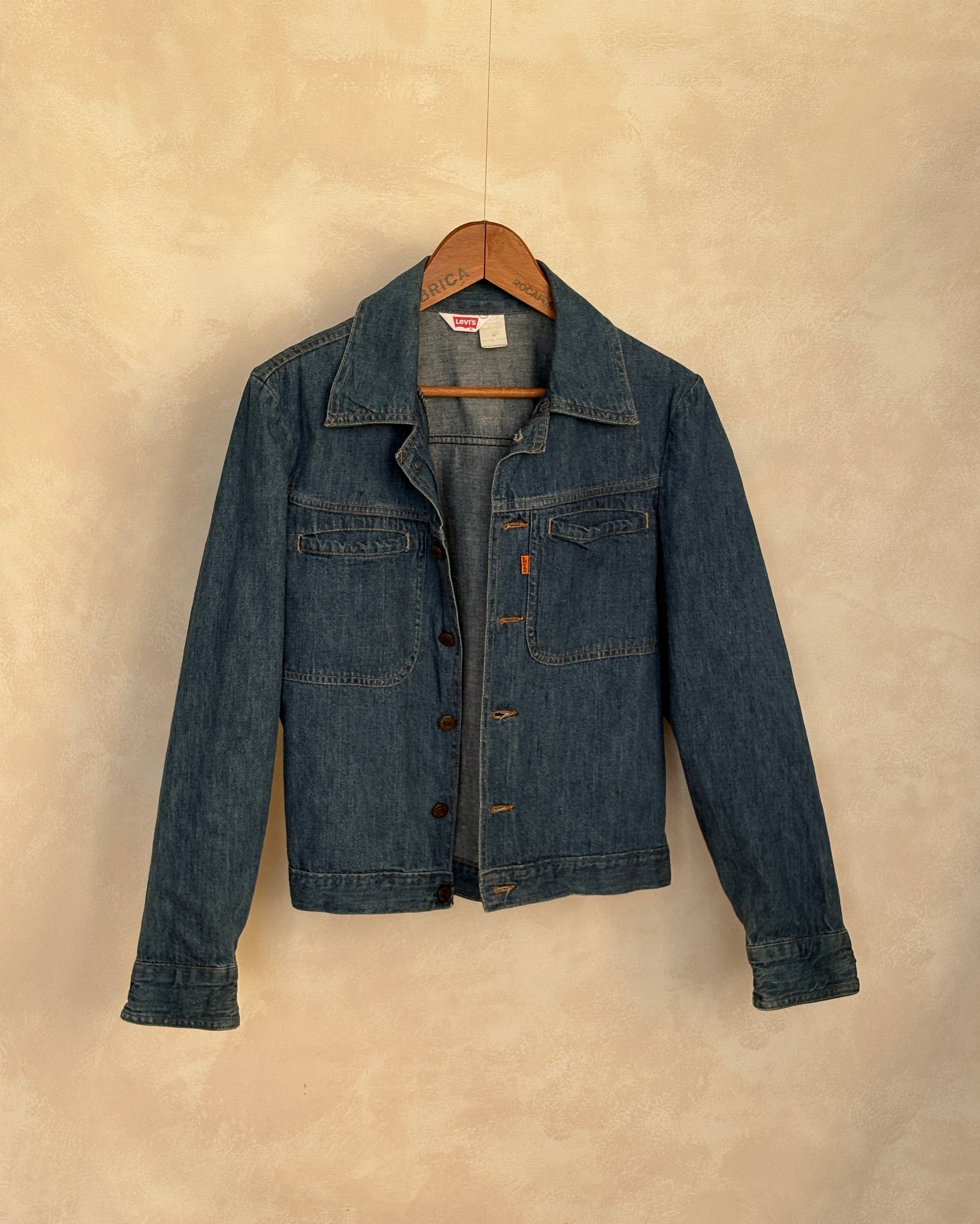 Size Med. Levis Vintage 70s light denim Jacket – Made in USA - USA Vintage Bcn