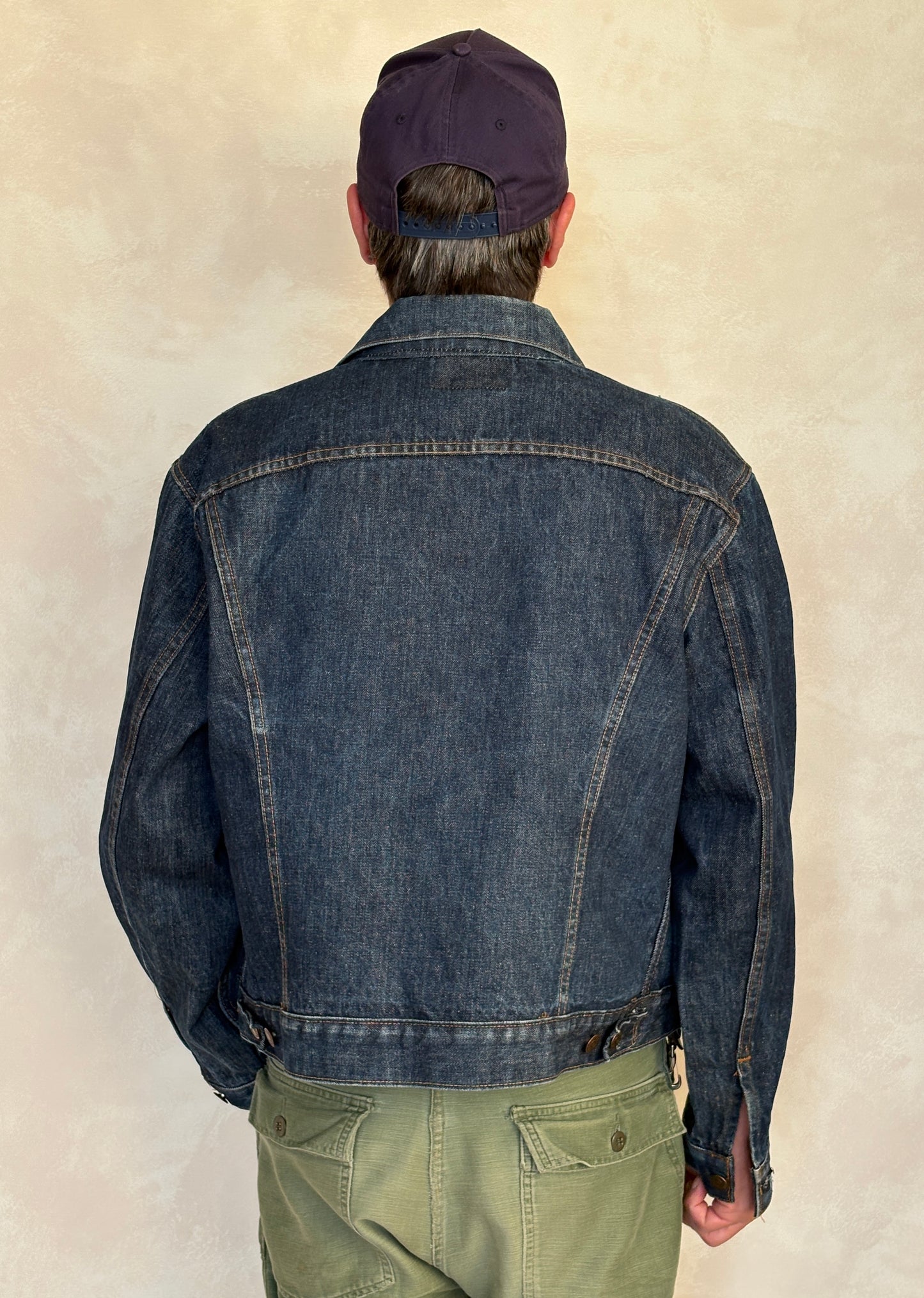 Size 46US / 56EU. Vintage Early 70s 2 pocket Levi’s Denim Jacket 70505 – Single Stitch, Made in USA - USA Vintage Bcn