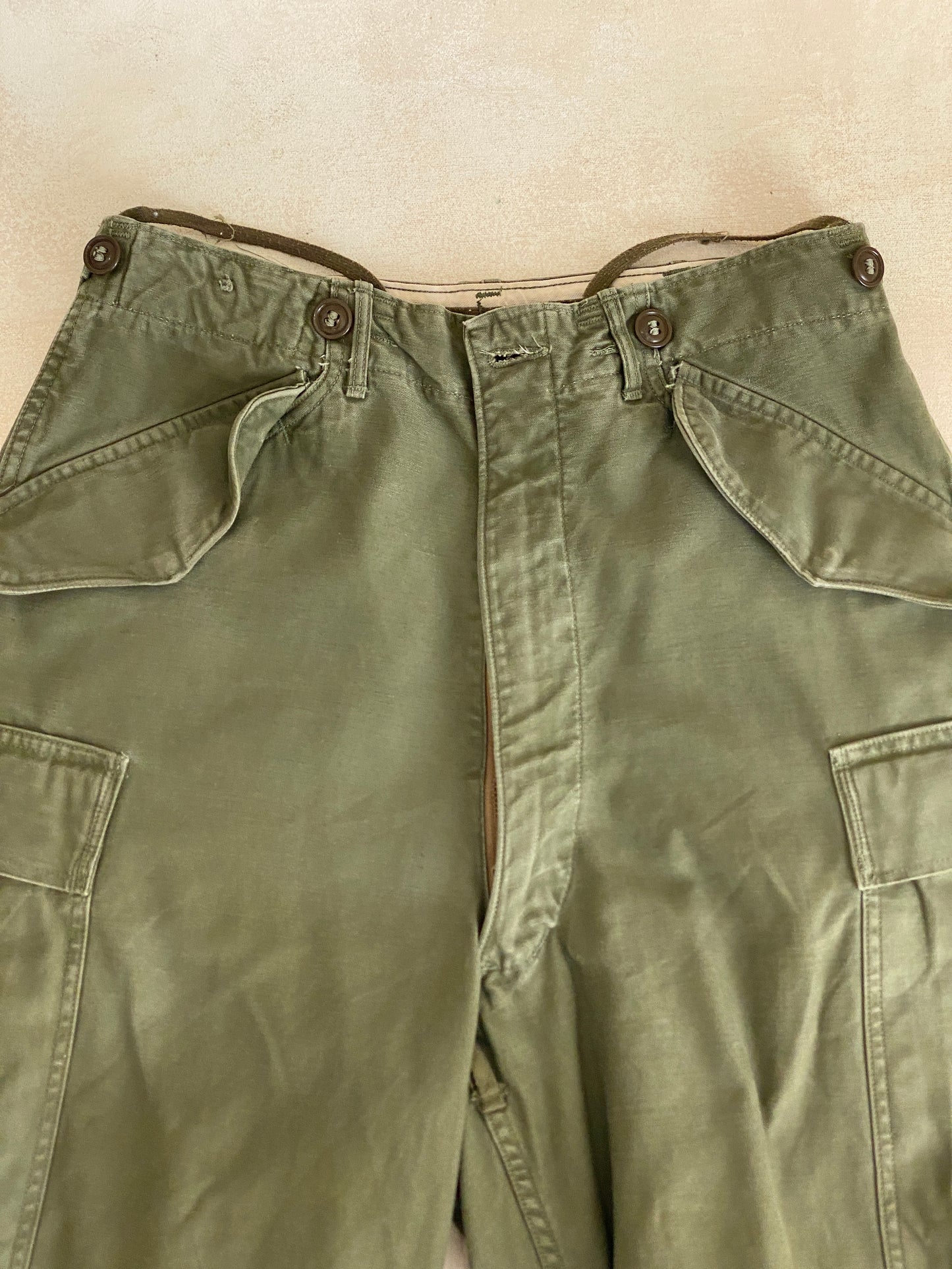 Small Reg. Vintage M-51 US army pants made in USA - USA Vintage Bcn