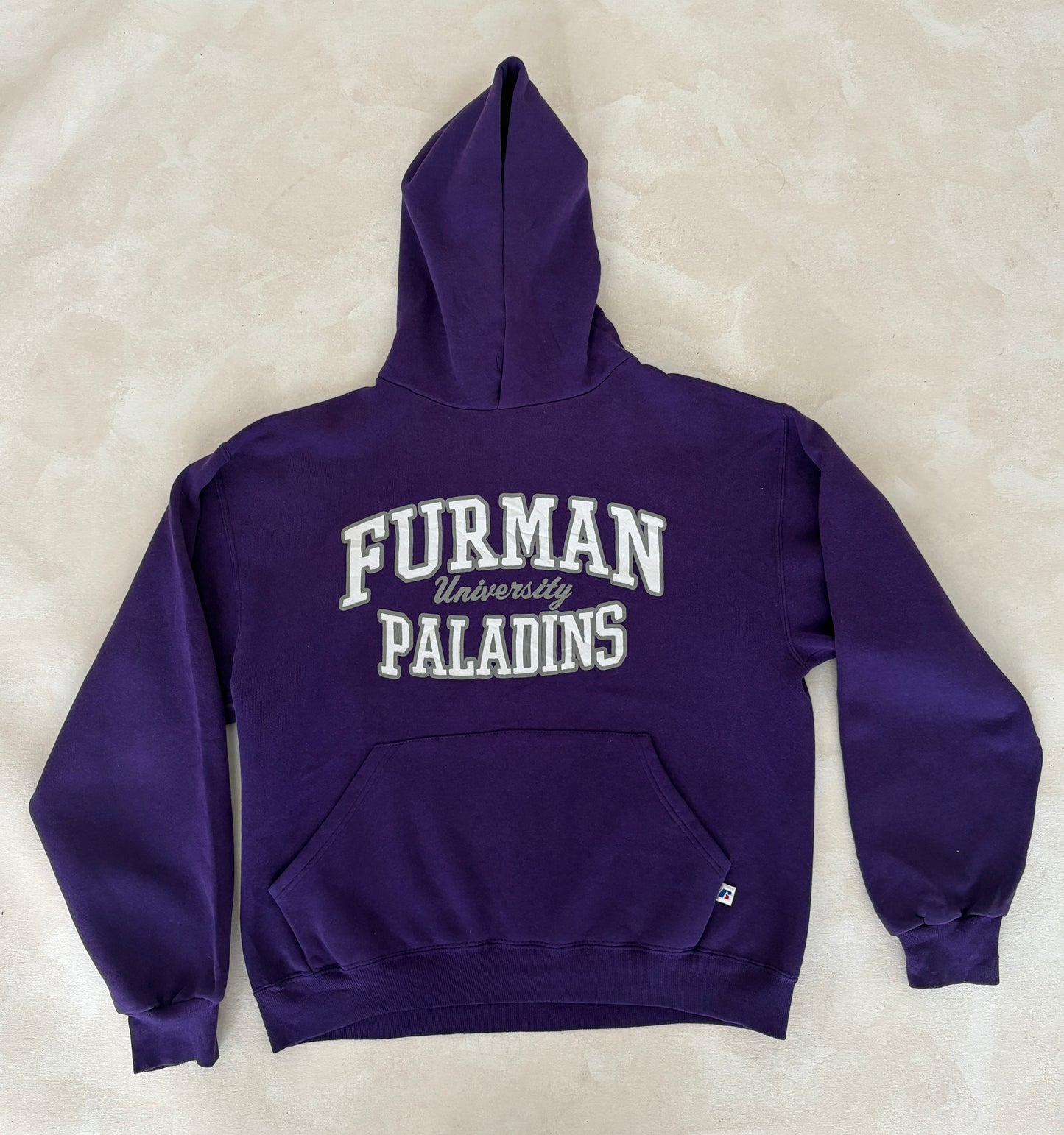 Size M Hooded Furman University Paladins By Russell - USA Vintage Bcn