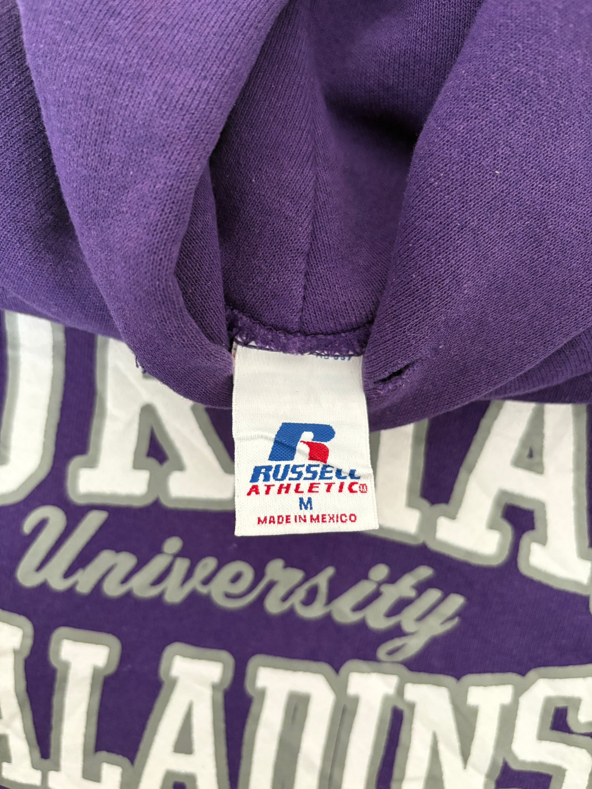Size M Hooded Furman University Paladins By Russell - USA Vintage Bcn
