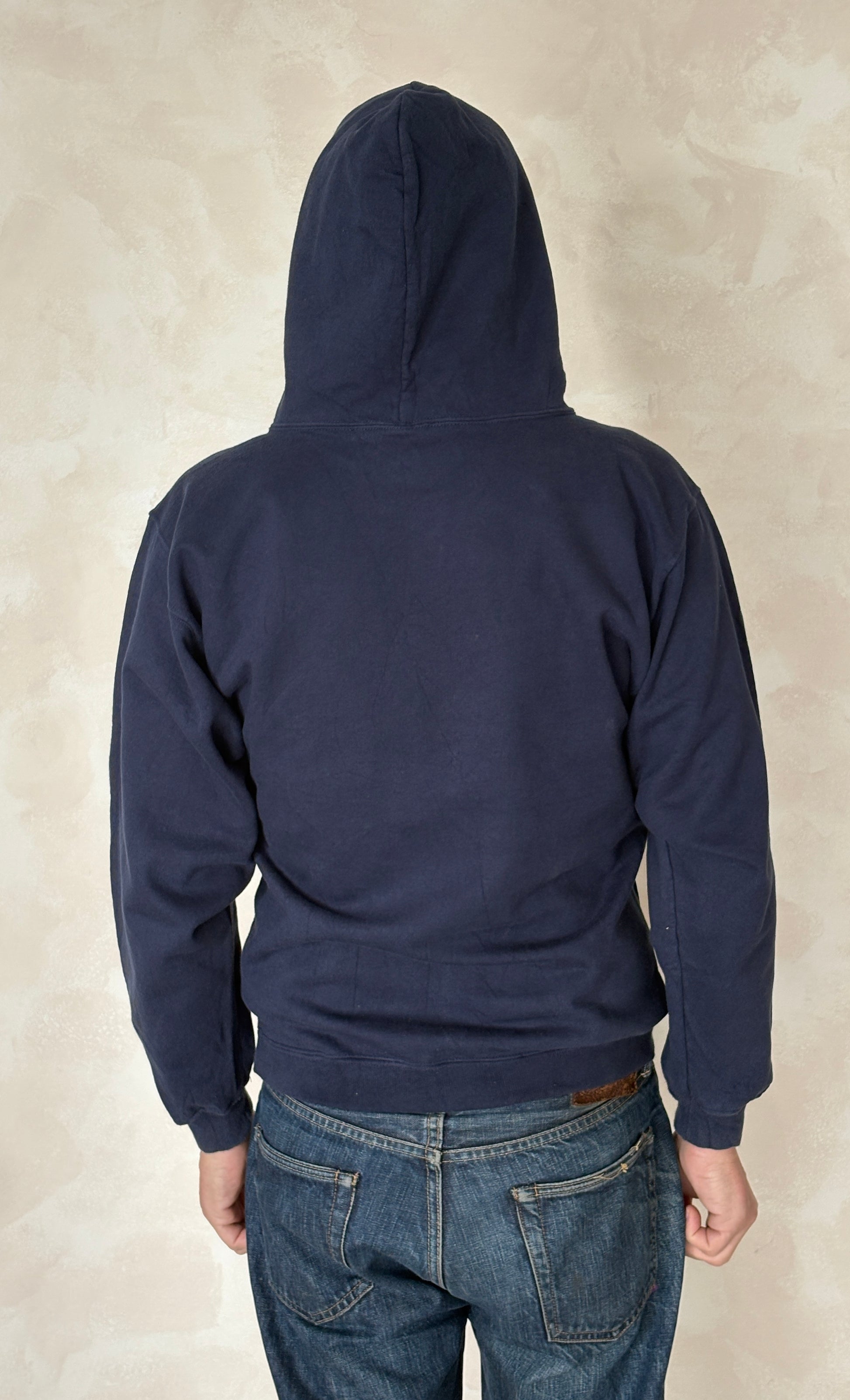 Size S Hooded Wheaton College Made in USA By The Cotton Exchange - USA Vintage Bcn