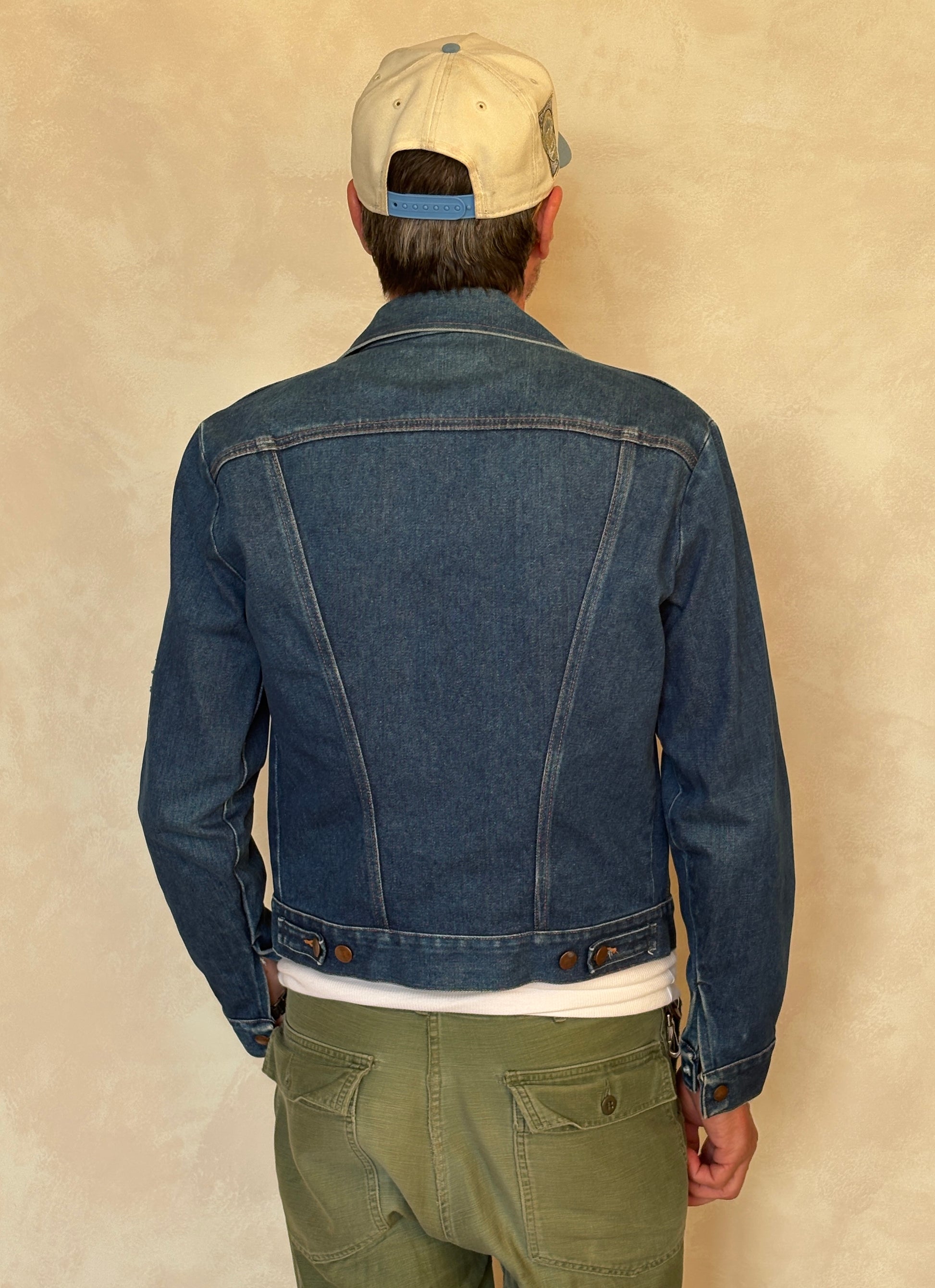Size 38US / 48EU Authentic 80s Wrangler denim jacket -4 pockets- Made in the USA - USA Vintage Bcn