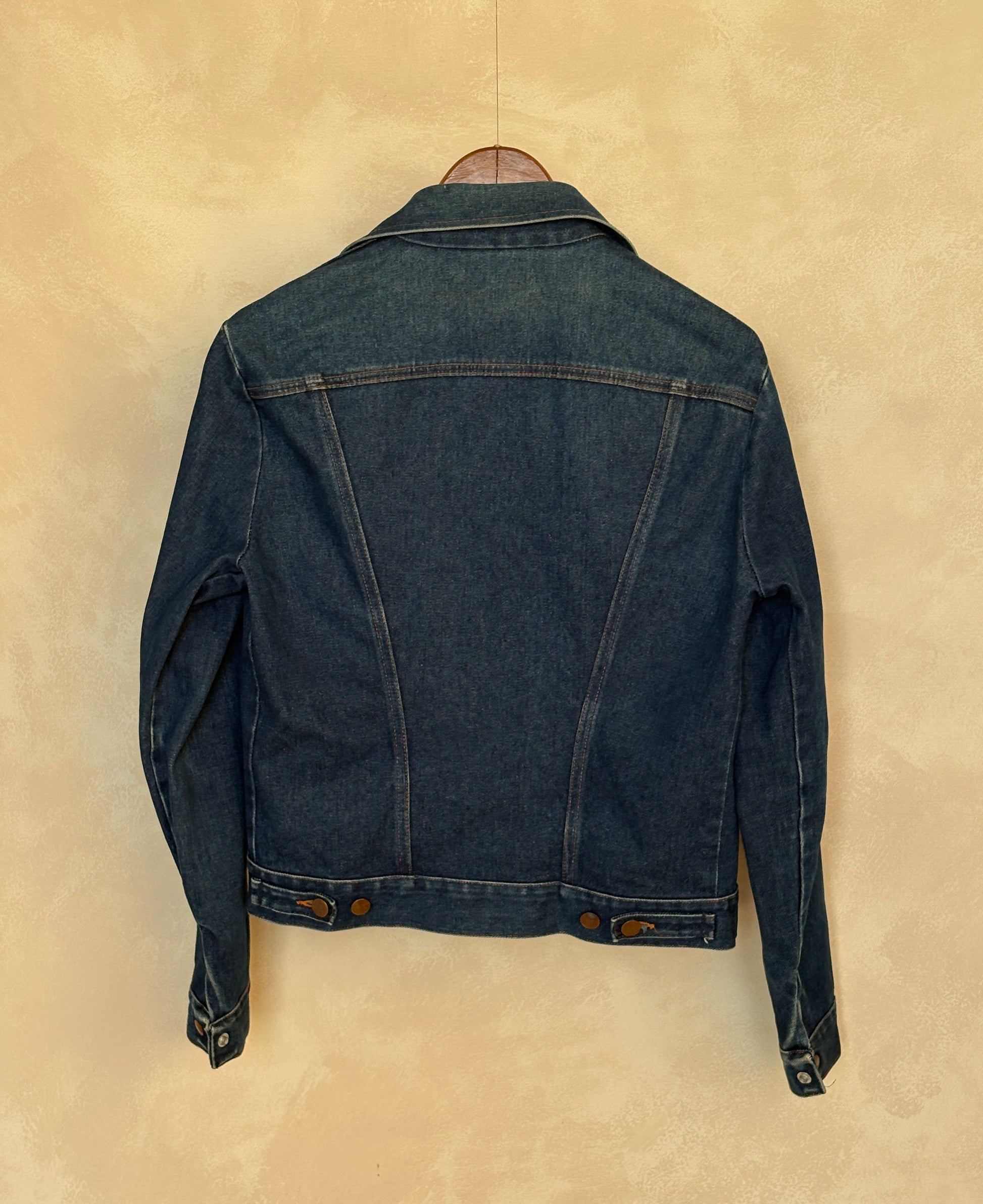 Size 38US / 48EU Authentic 80s Wrangler denim jacket -4 pockets- Made in the USA - USA Vintage Bcn