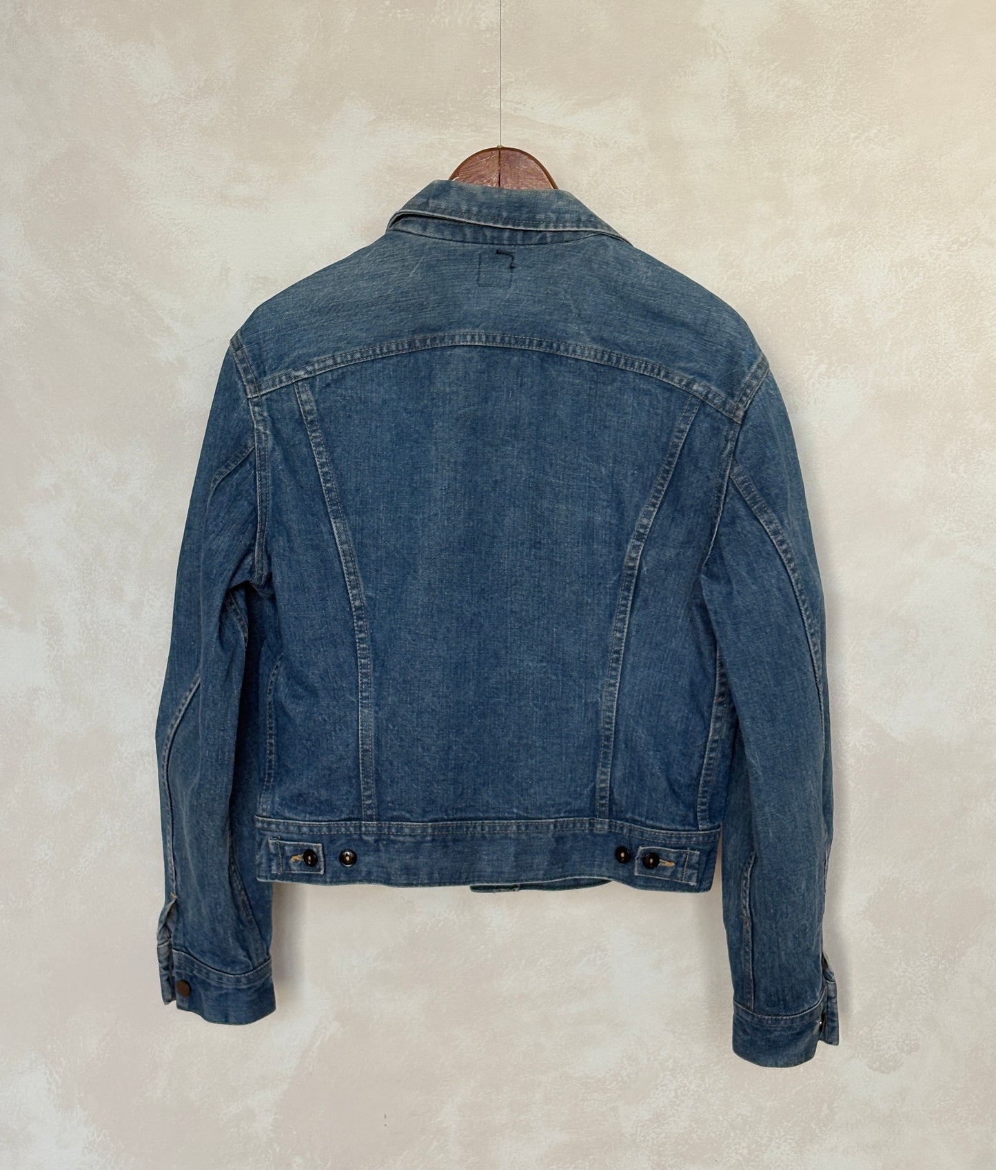 Size 40US / 50EU Vintage 80s Lee Union Made Denim Shirt – 2 Pockets – Made in USA - USA Vintage Bcn