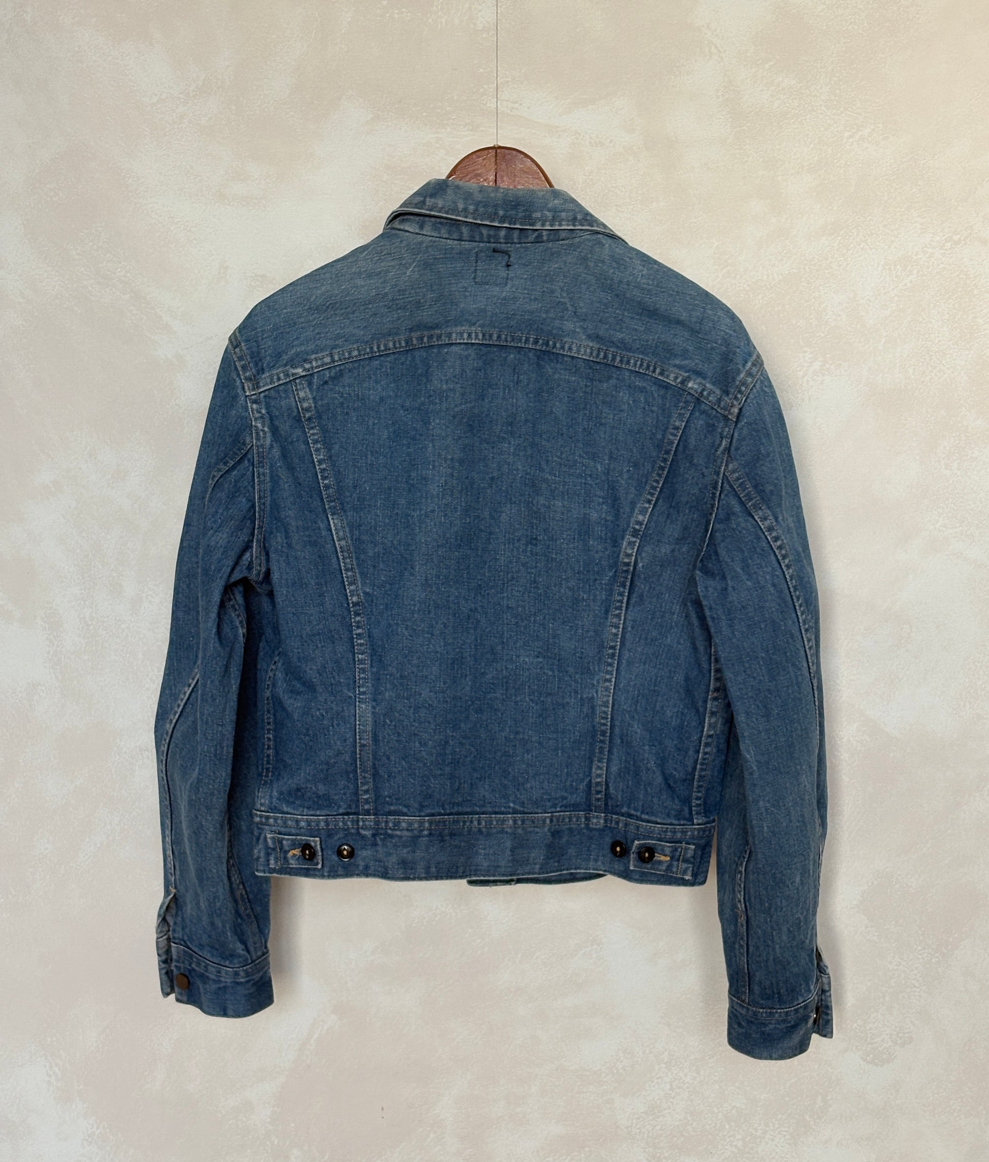 Size 40US / 50EU Vintage 80s Lee Union Made Denim Shirt – 2 Pockets – Made in USA - USA Vintage Bcn