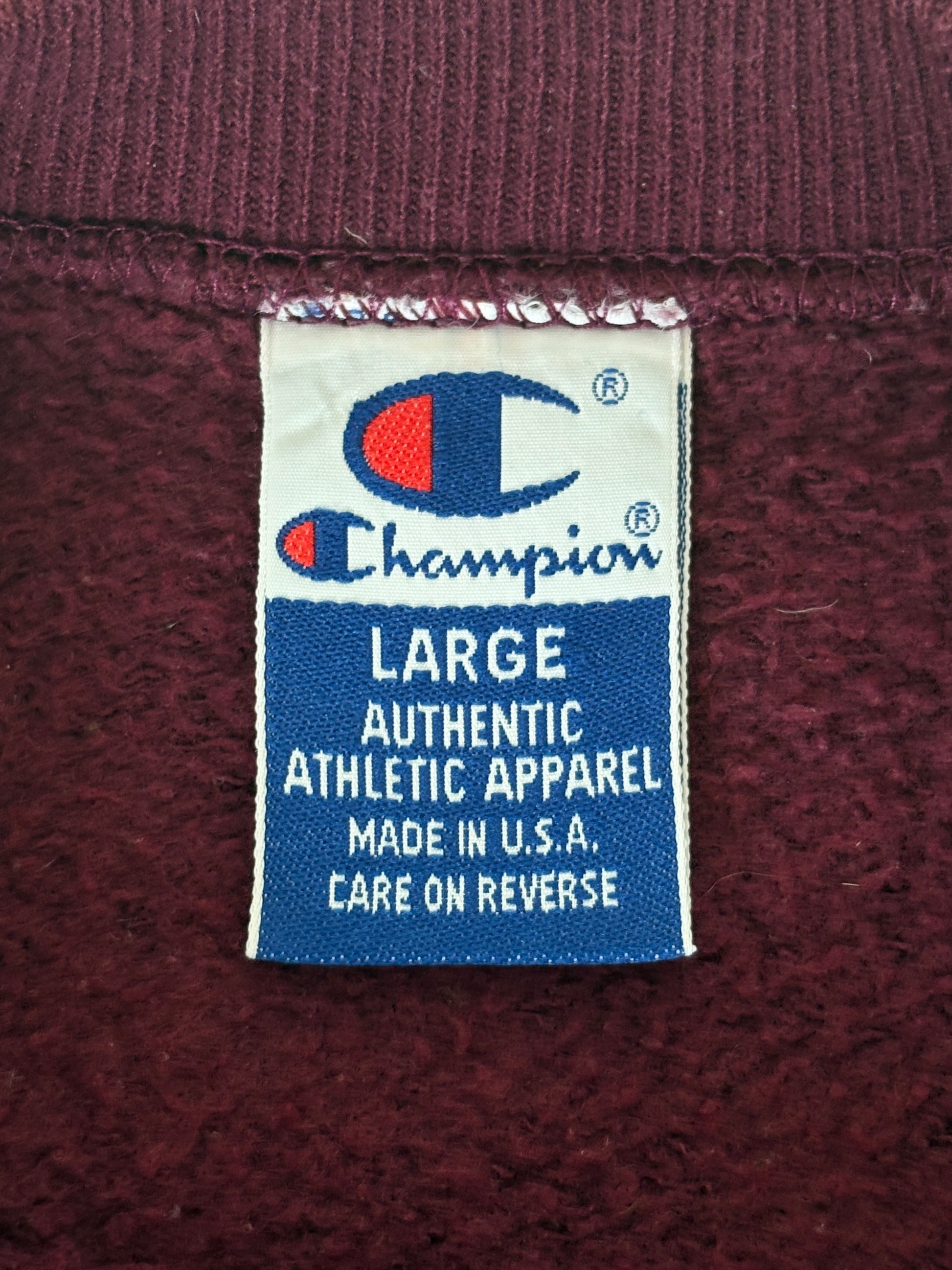 Size L Crew Sweat Made in USA By Champion - USA Vintage Bcn