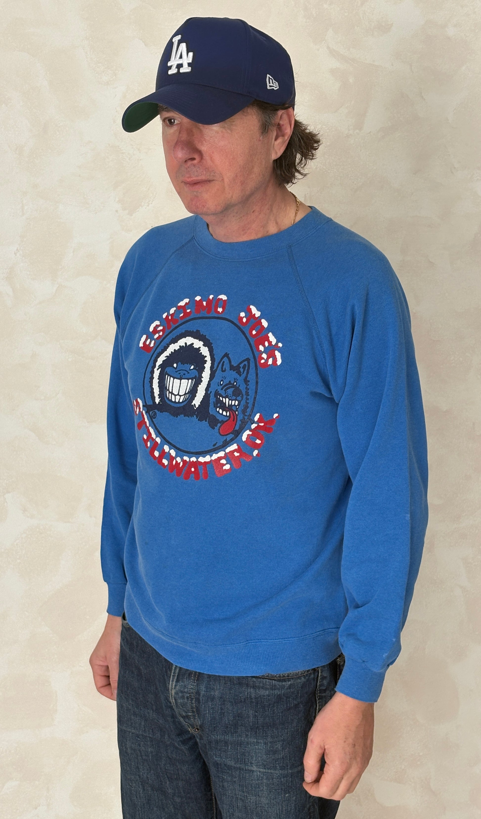 Size L Crew sweat Made In USA By Hanes - USA Vintage Bcn