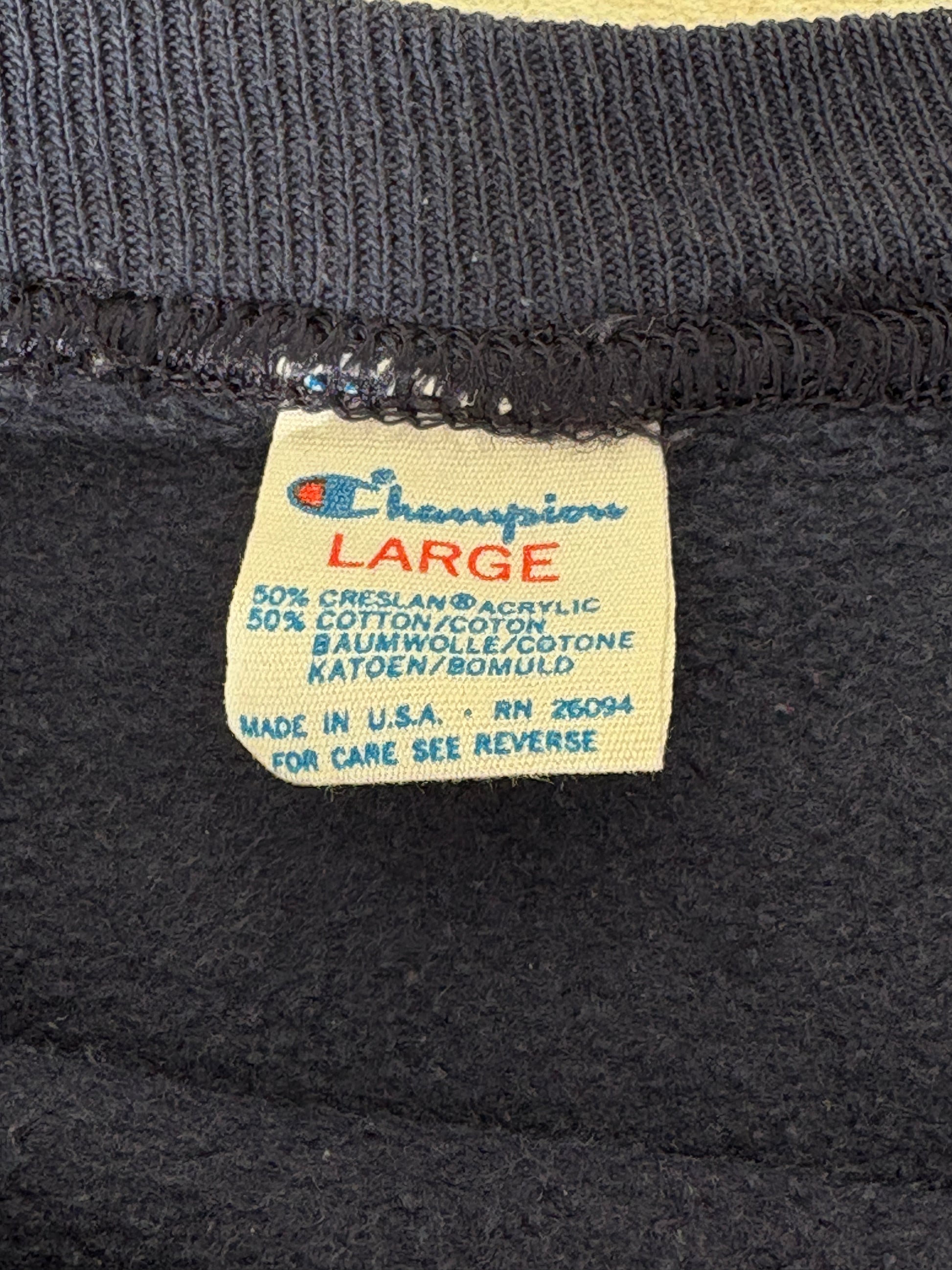 Size M Crew Sweat Twins Champions Made In USA By Champion 1987 - USA Vintage Bcn