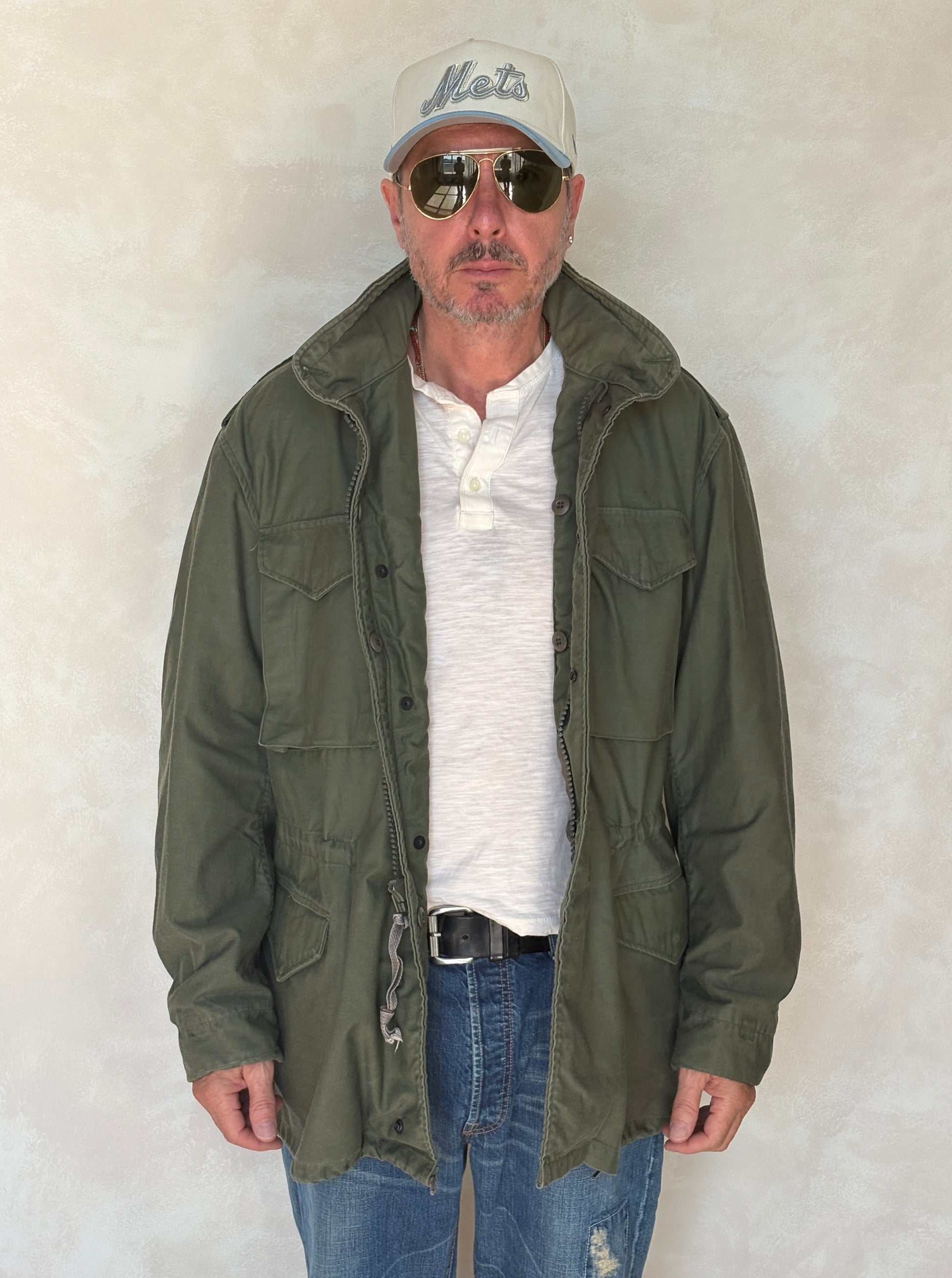 Large Long . Authentic USMC 1987 US M-65 field jacket Military - USA Vintage Bcn