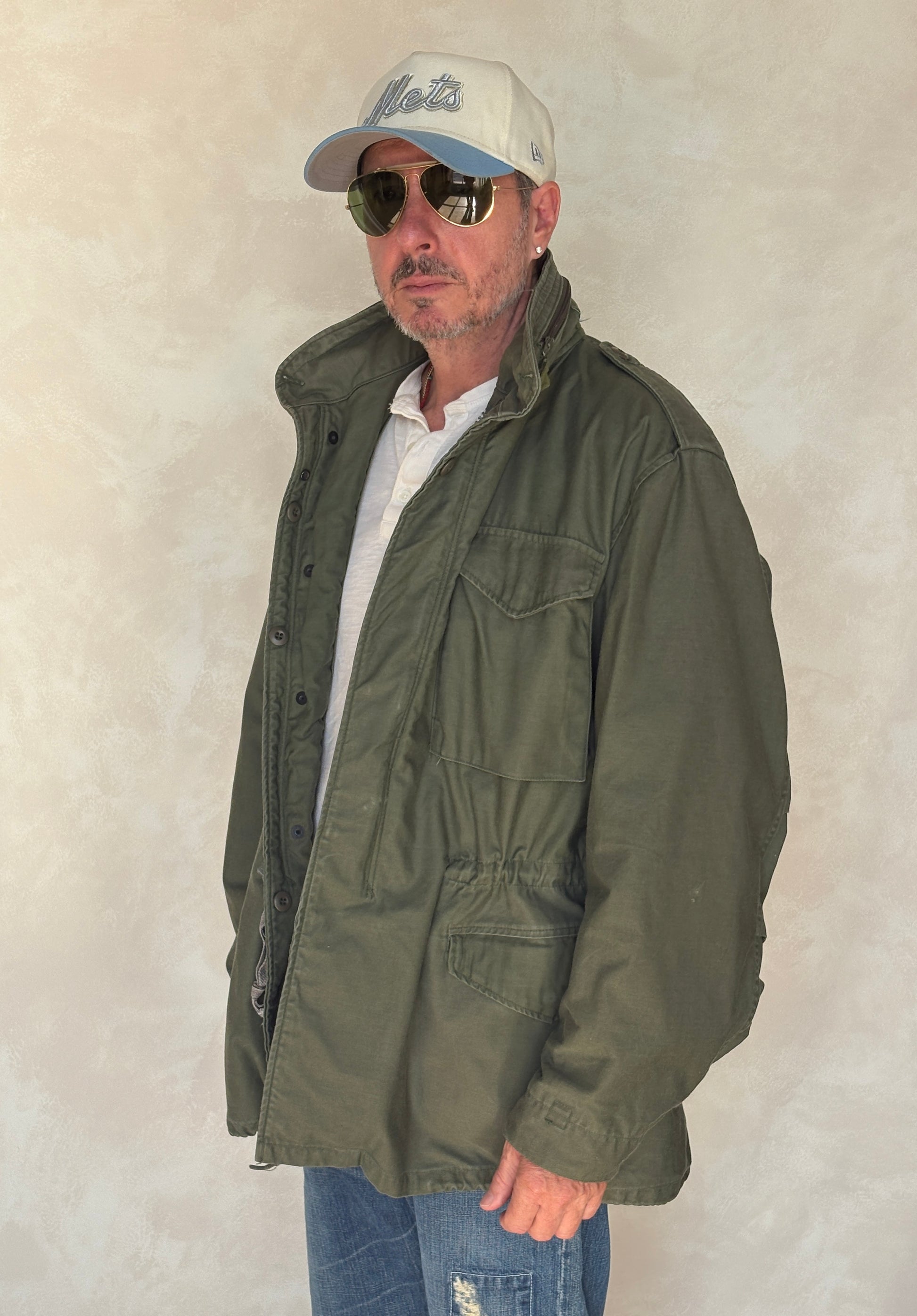 Large Long . Authentic USMC 1987 US M-65 field jacket Military - USA Vintage Bcn