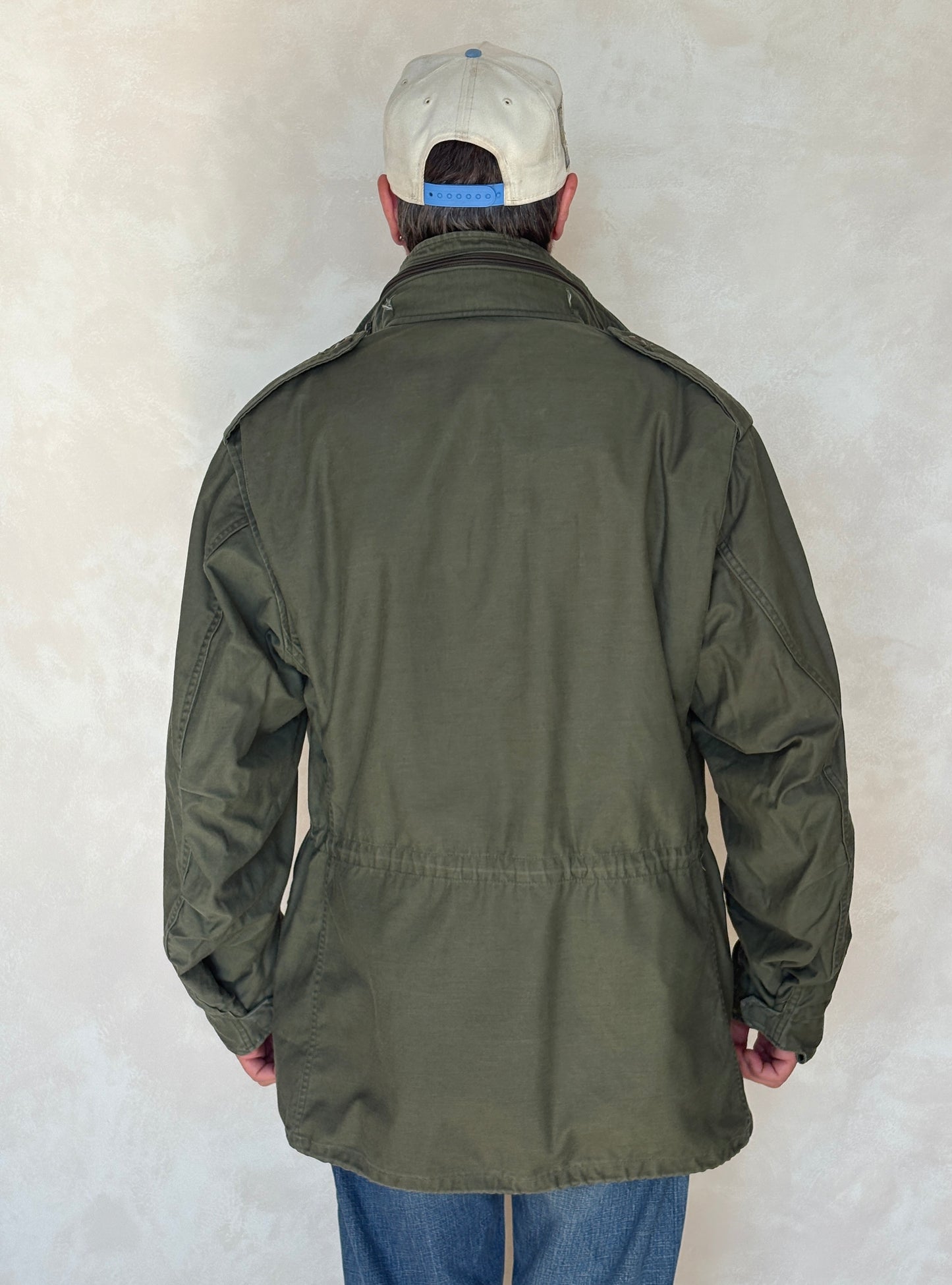 Large Long . Authentic USMC 1987 US M-65 field jacket Military - USA Vintage Bcn