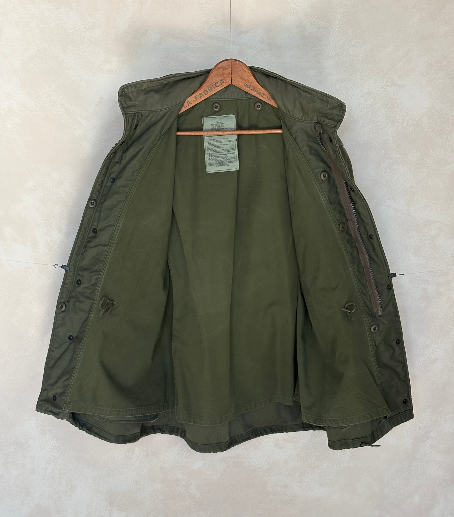 Large Long . Authentic USMC 1987 US M-65 field jacket Military - USA Vintage Bcn