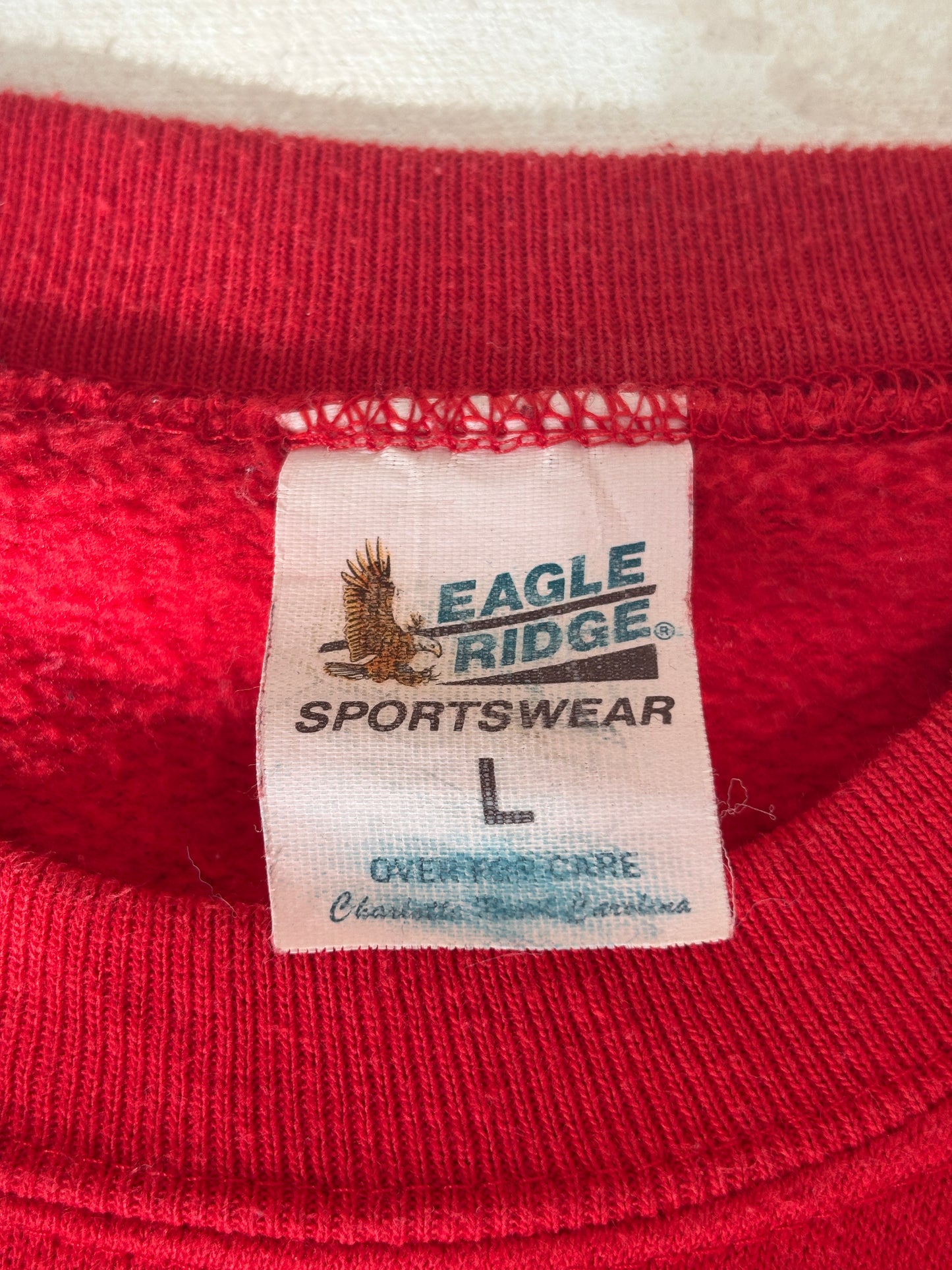 Size L 80s Crew Sweat Martinsville Made in USA - USA Vintage Bcn