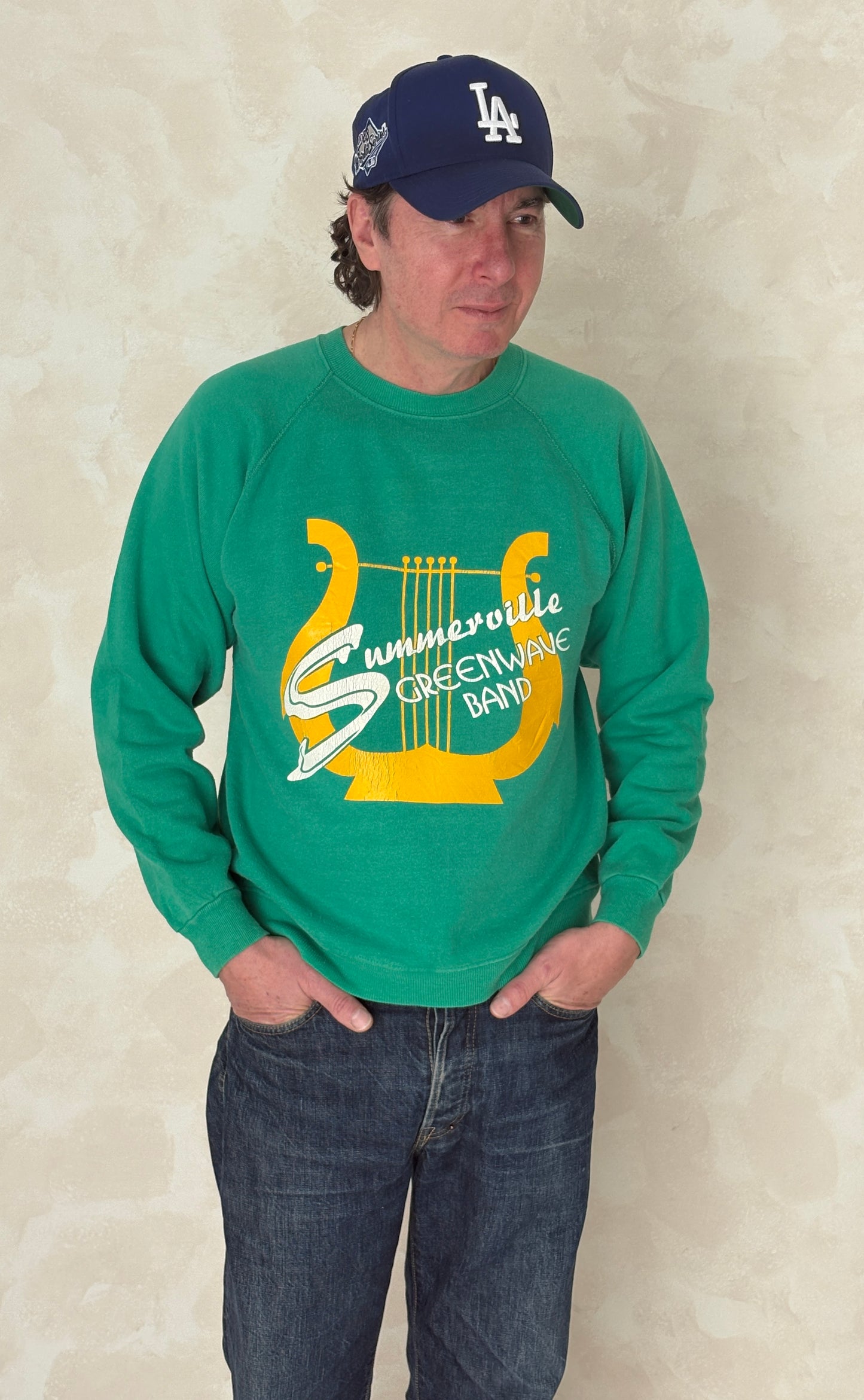 Size L 80s Crew Sweatshirt Made In USA By Hanes - USA Vintage Bcn