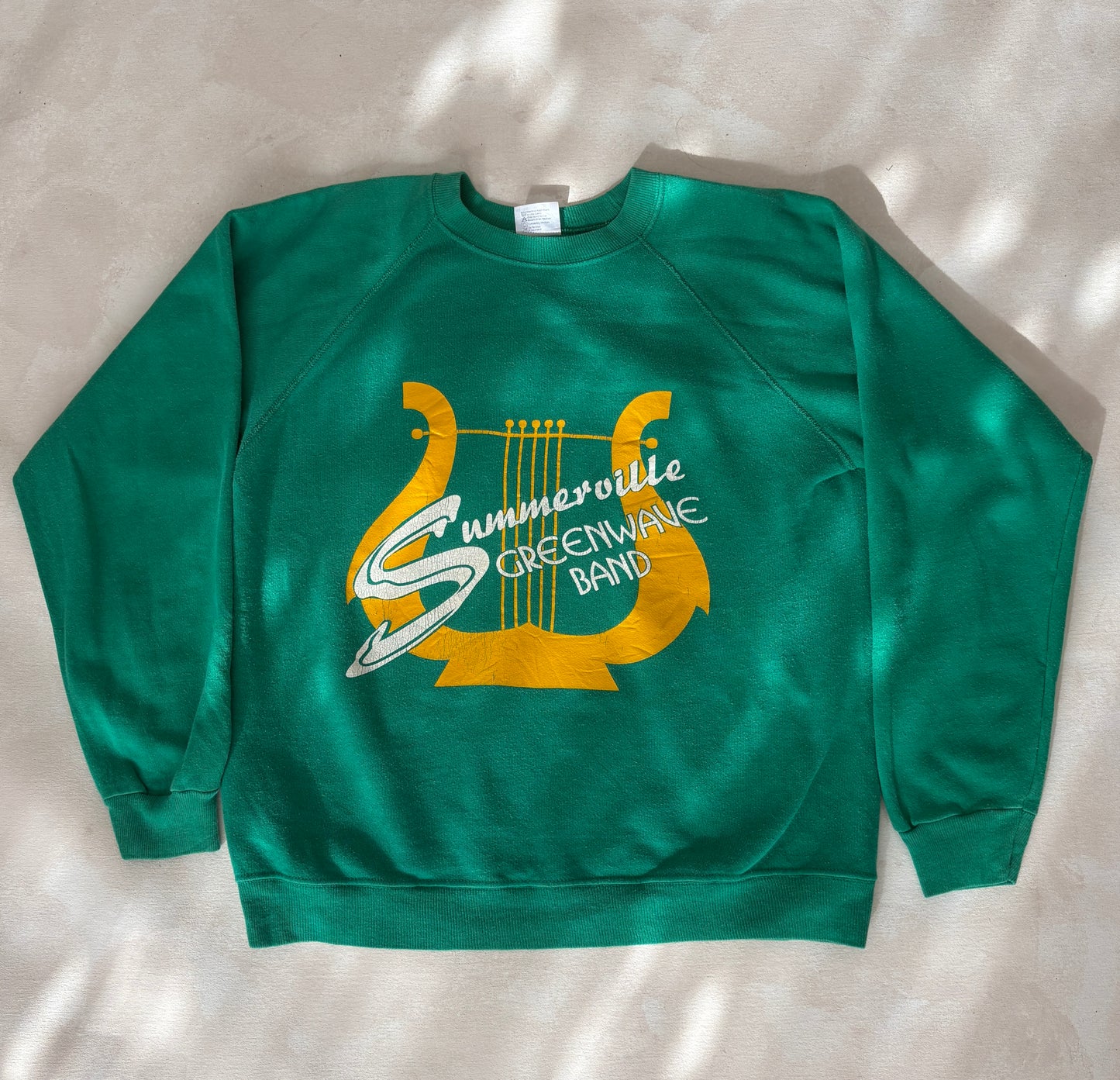 Size L 80s Crew Sweatshirt Made In USA By Hanes - USA Vintage Bcn