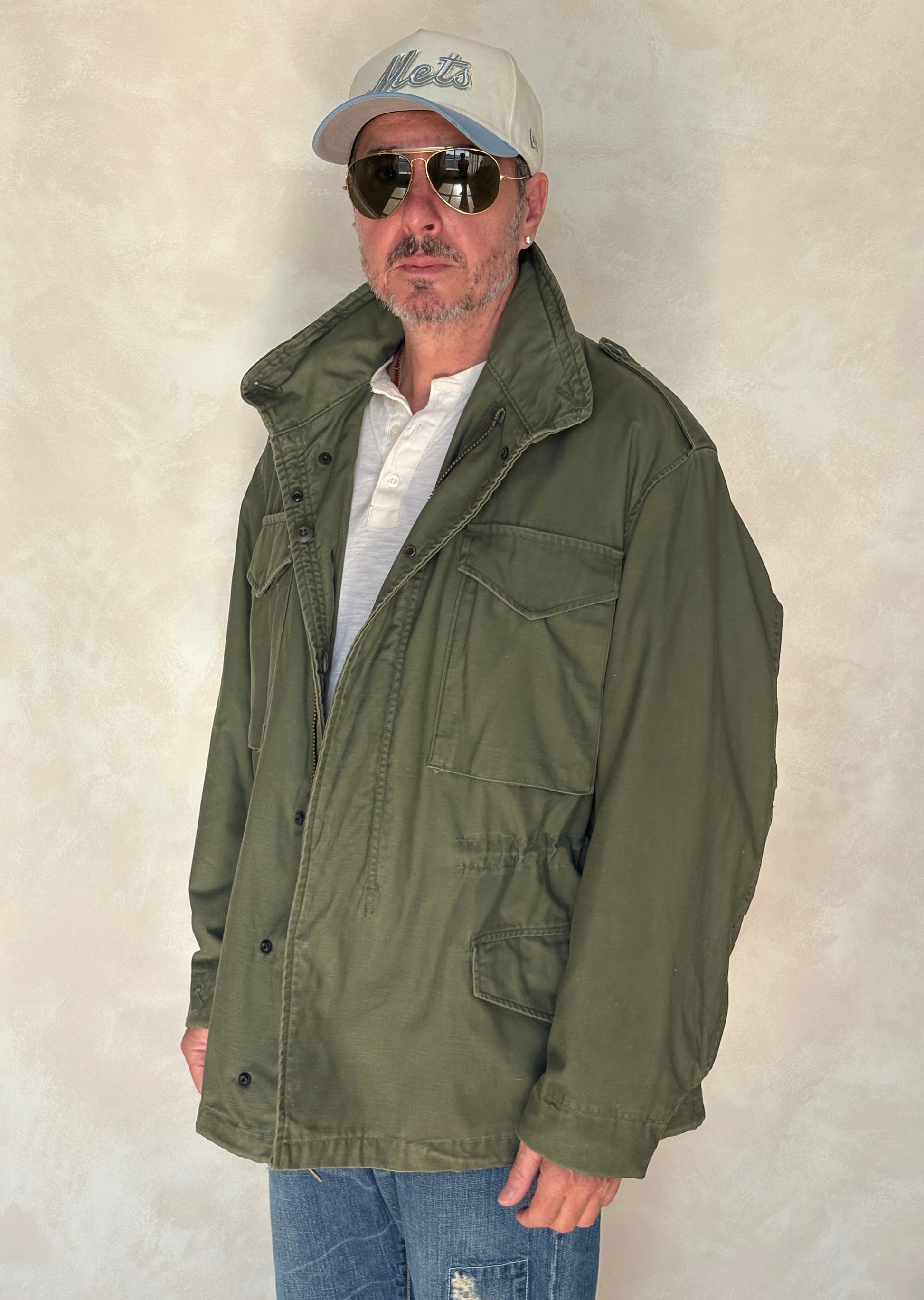 Large Reg. Authentic 1975 US army M-65 field jacket Military - USA Vintage Bcn