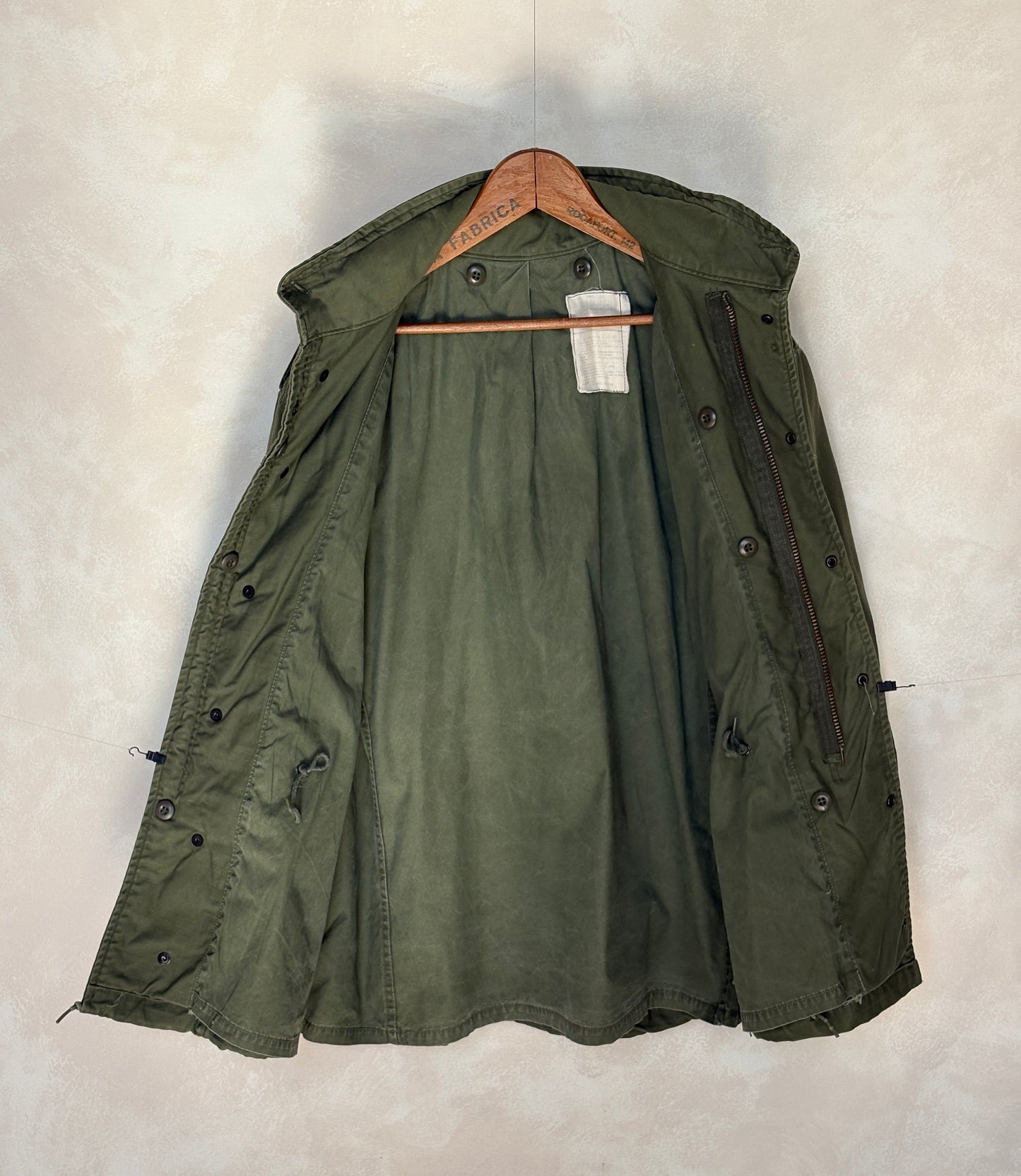 Large Reg. Authentic 1975 US army M-65 field jacket Military - USA Vintage Bcn