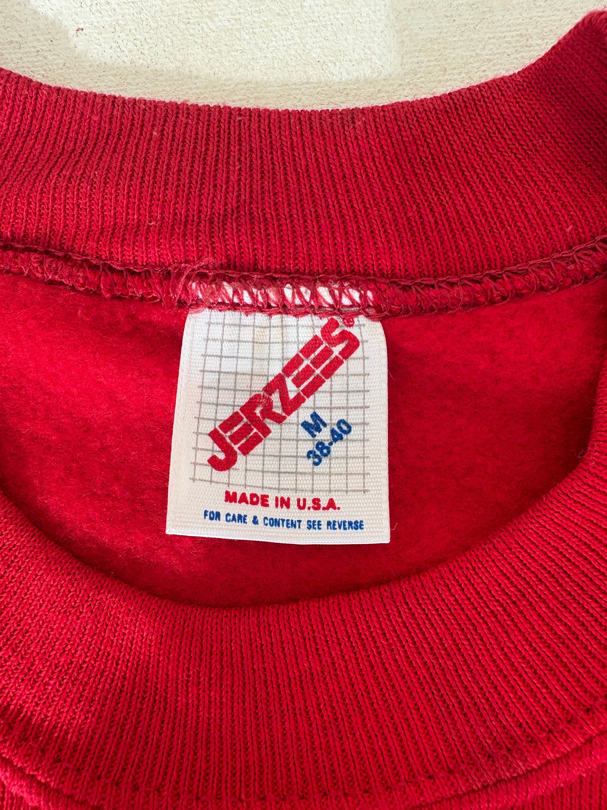 Size S Crew Neck Vikings Football Made In USA By Jerzees - USA Vintage Bcn