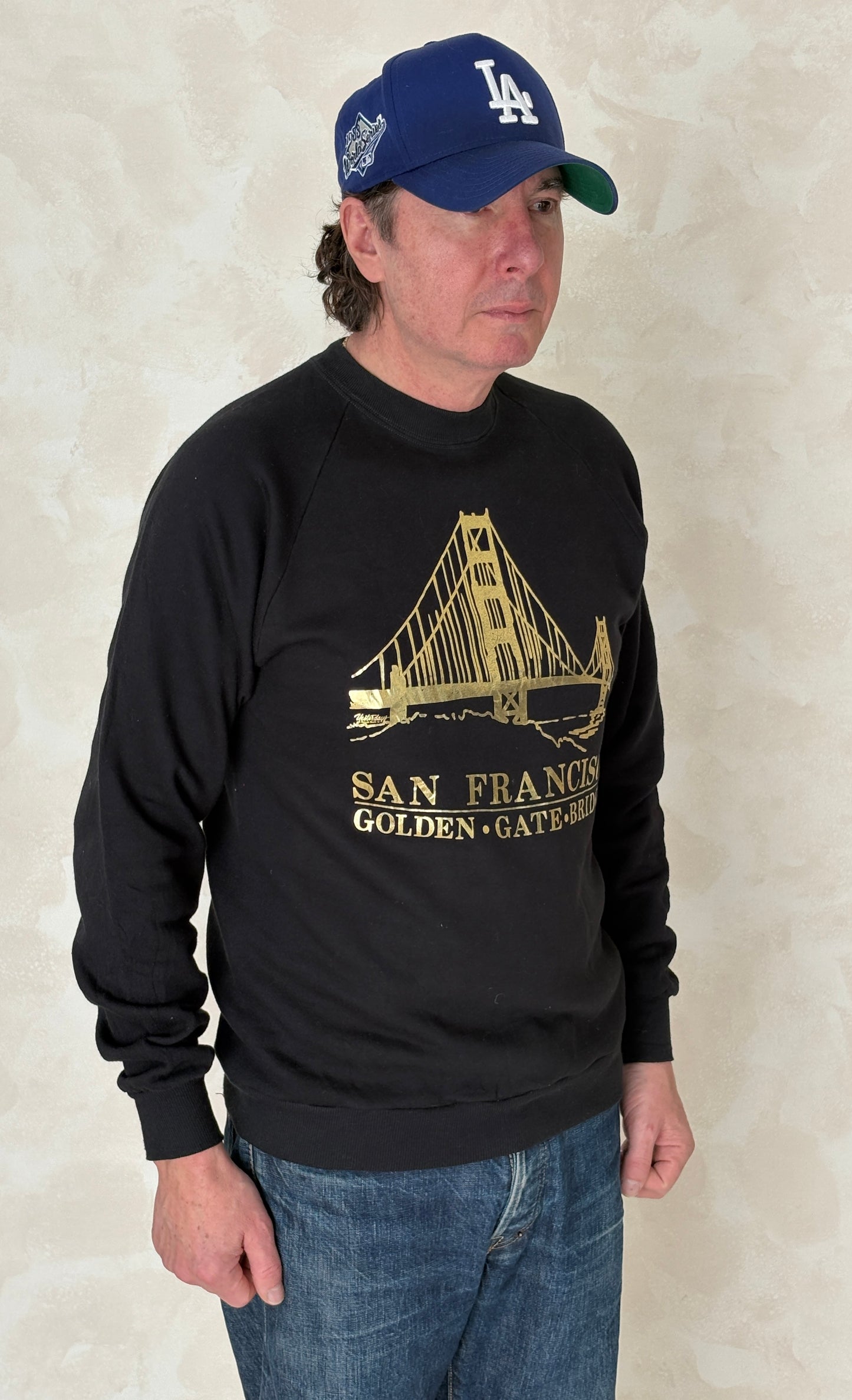 Size L Crew NeckSan Francisco Made in USA By Jerzees - USA Vintage Bcn