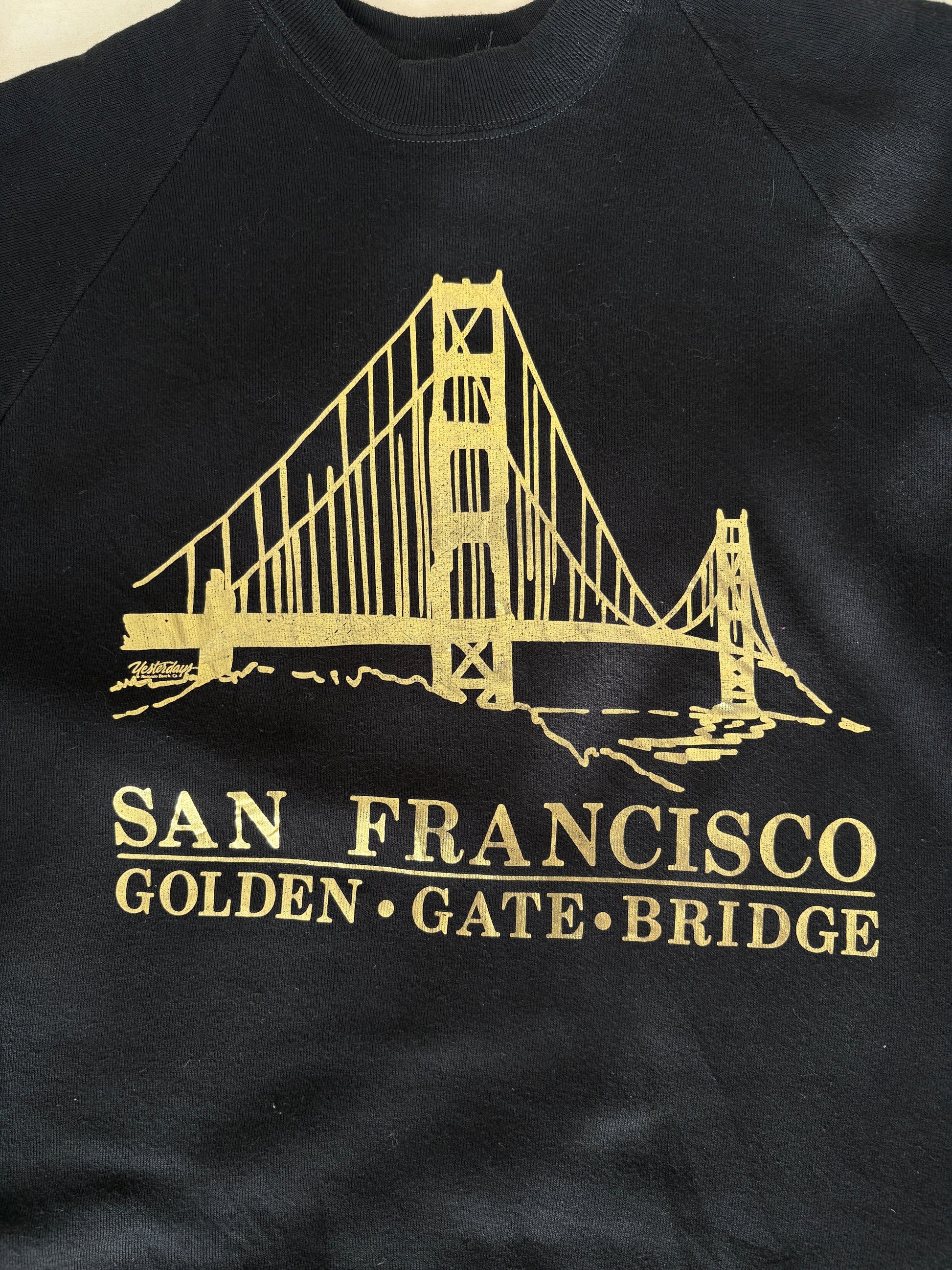 Size L Crew NeckSan Francisco Made in USA By Jerzees - USA Vintage Bcn
