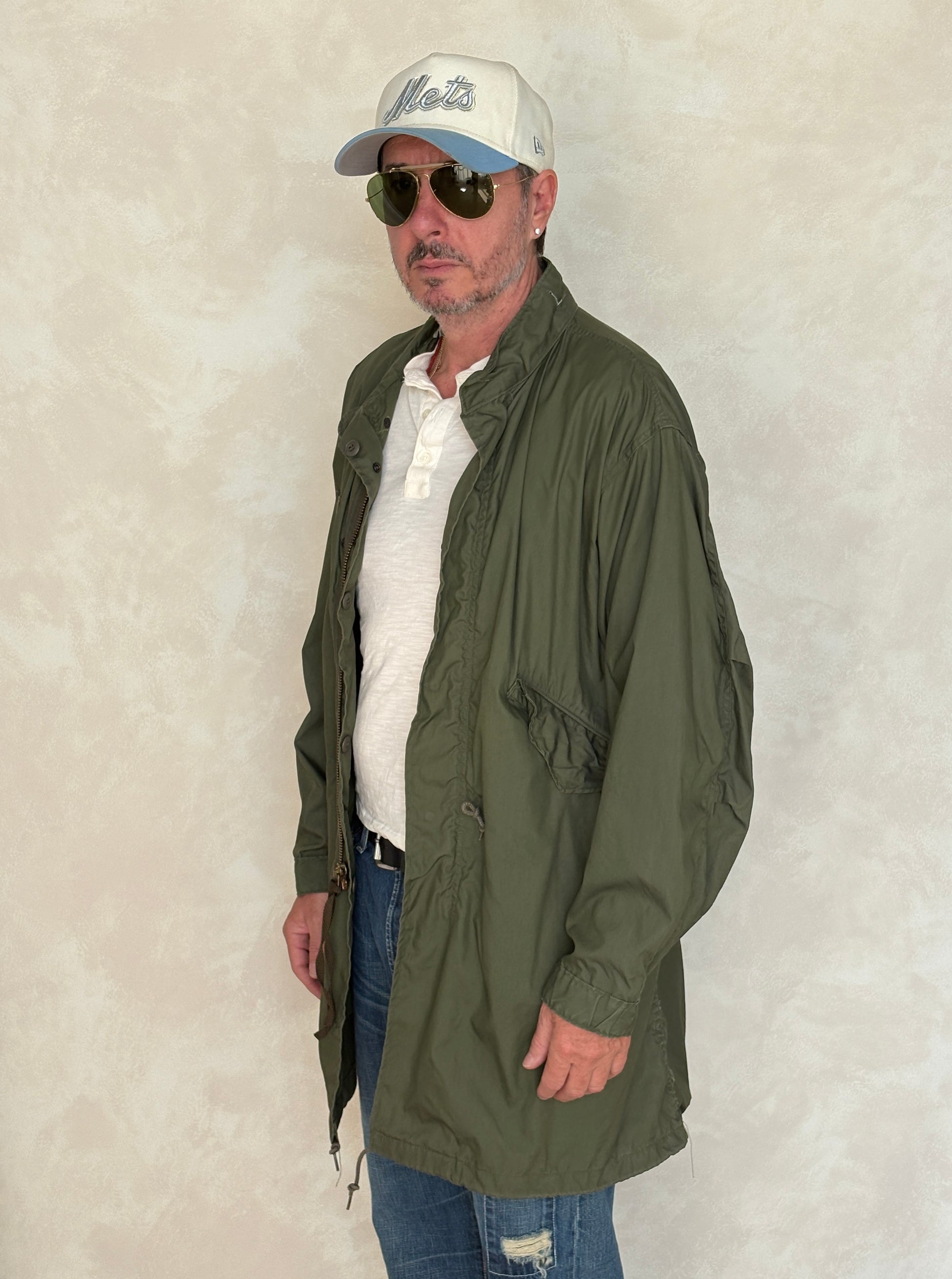X Small . Authentic 1983 US Army M-65 fish tail parka – OG-107 – Vintage Military Issue - USA Vintage Bcn