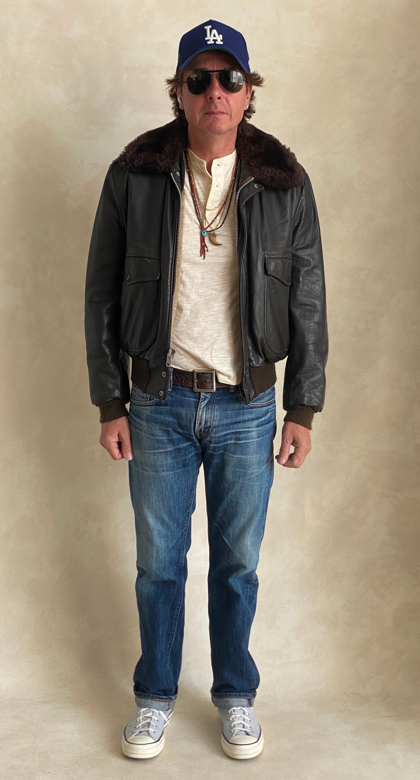 Vintage Cooper Leather Bomber Flight Jacket Made in USA | Size 42 Aviator G-1