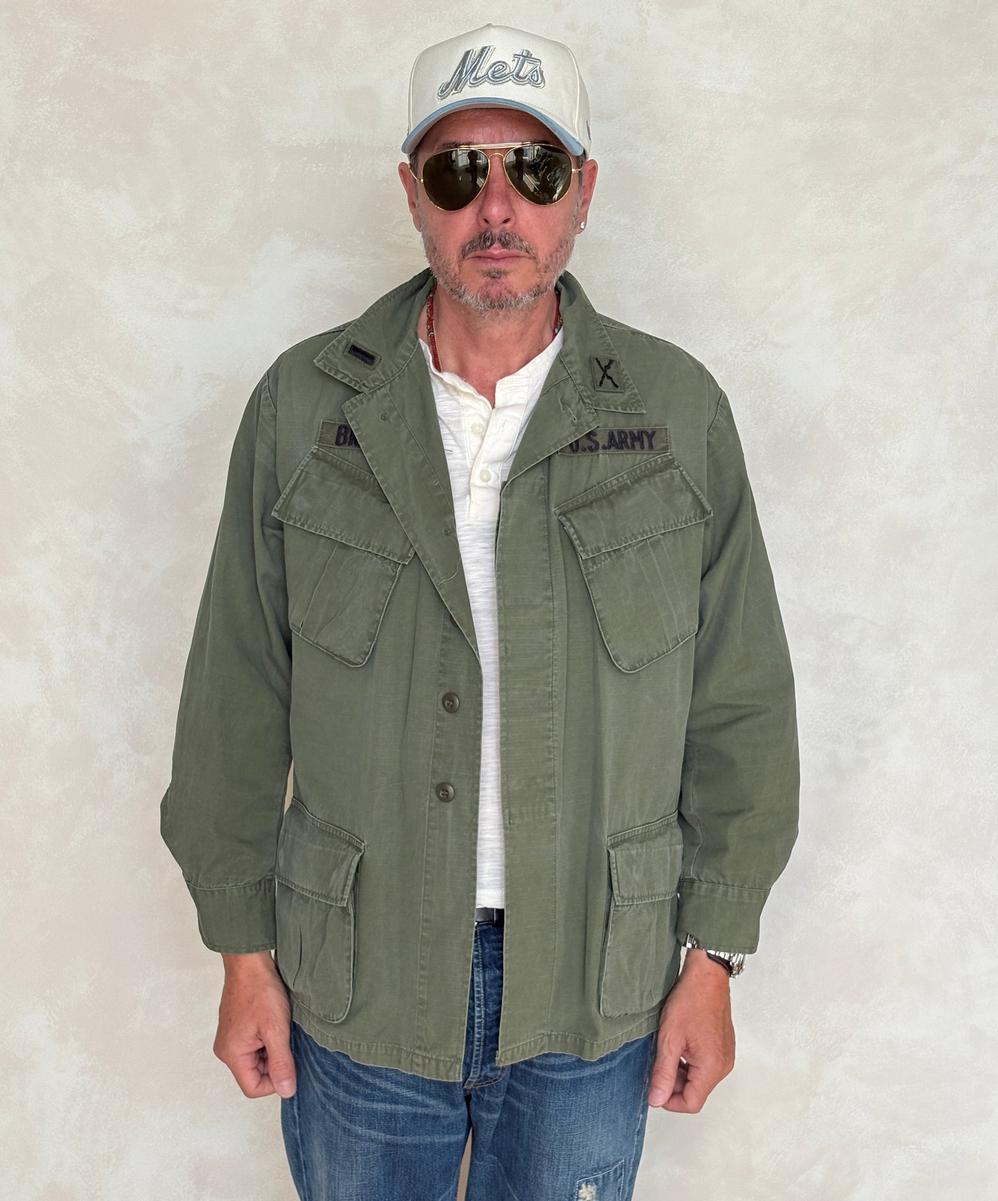 Medium Reg. Authentic 1968 US Army vintage Vietnam jungle jacket. - USA Vintage Bcn