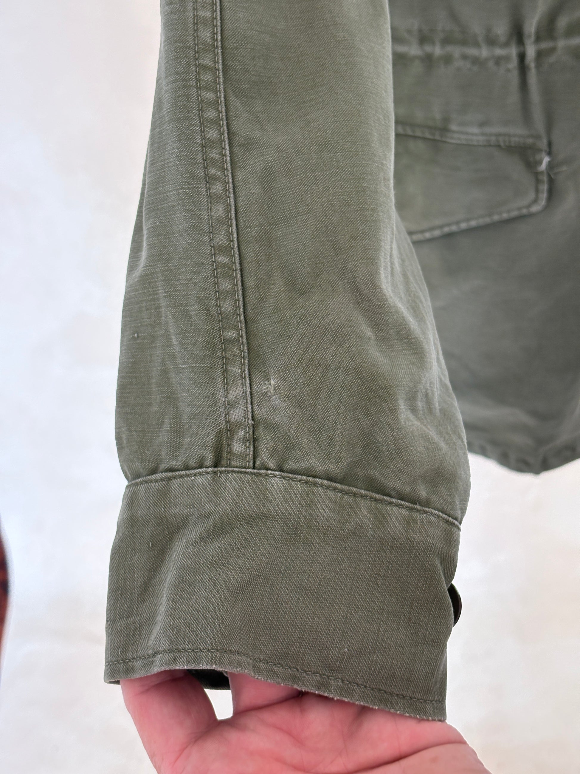 Med Long. Authentic 5th Army Vintage US Army M-51 OG-107 jacket. Military - USA Vintage Bcn
