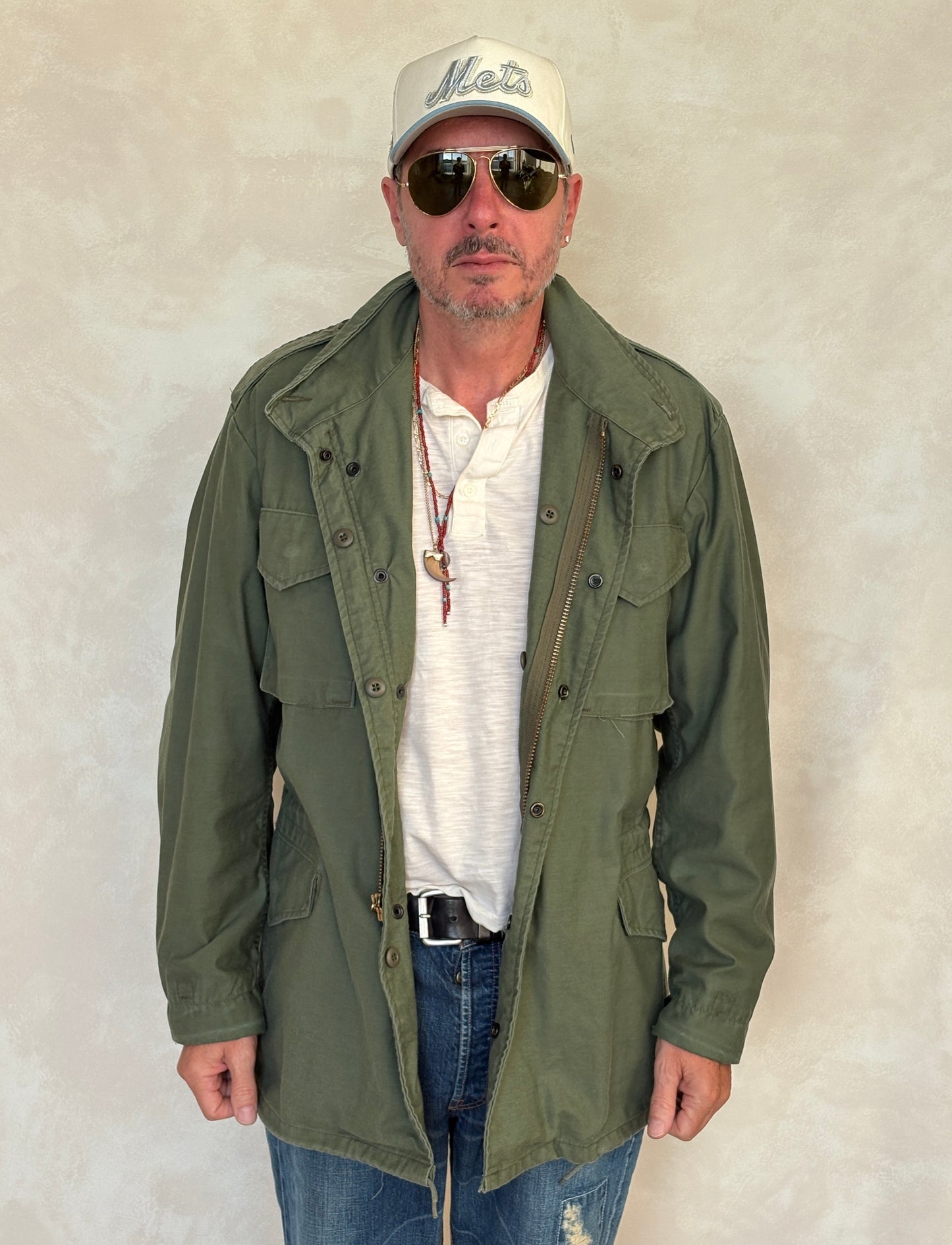 Medium Long. Civilian US M-65 field jacket Military Style .Not army issued - USA Vintage Bcn