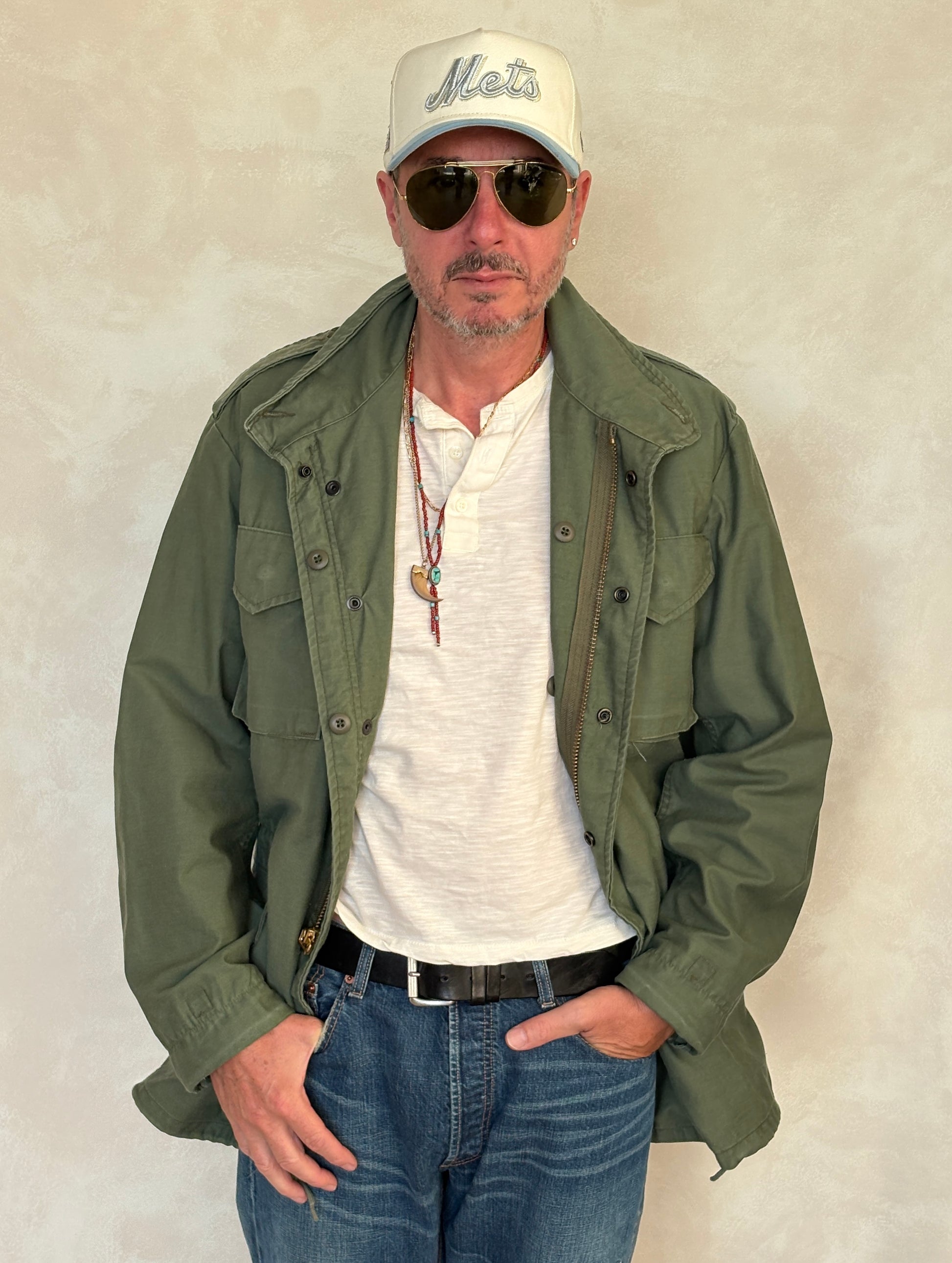 Medium Long. Civilian US M-65 field jacket Military Style .Not army issued - USA Vintage Bcn