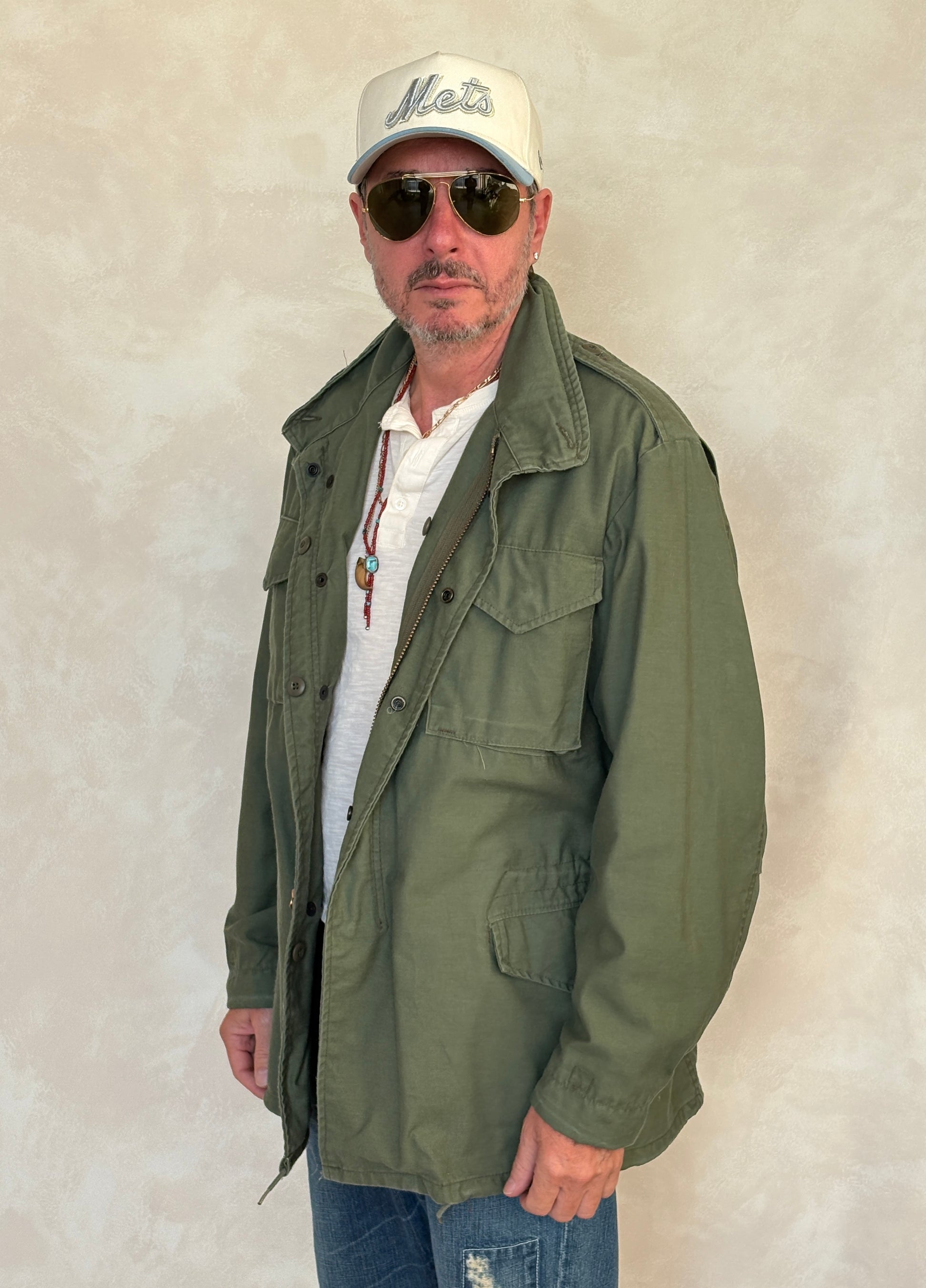 Medium Long. Civilian US M-65 field jacket Military Style .Not army issued - USA Vintage Bcn