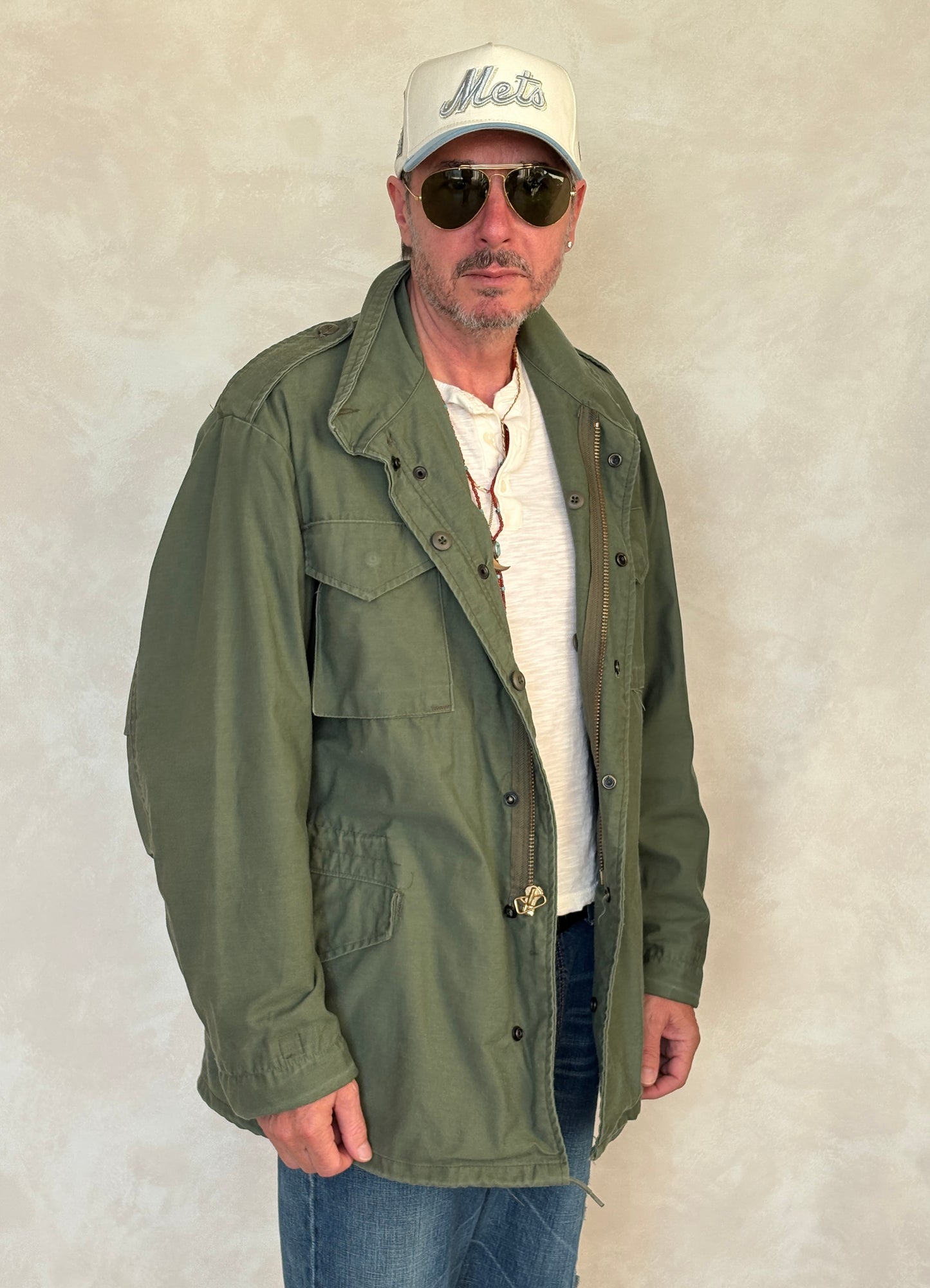 Medium Long. Civilian US M-65 field jacket Military Style .Not army issued - USA Vintage Bcn