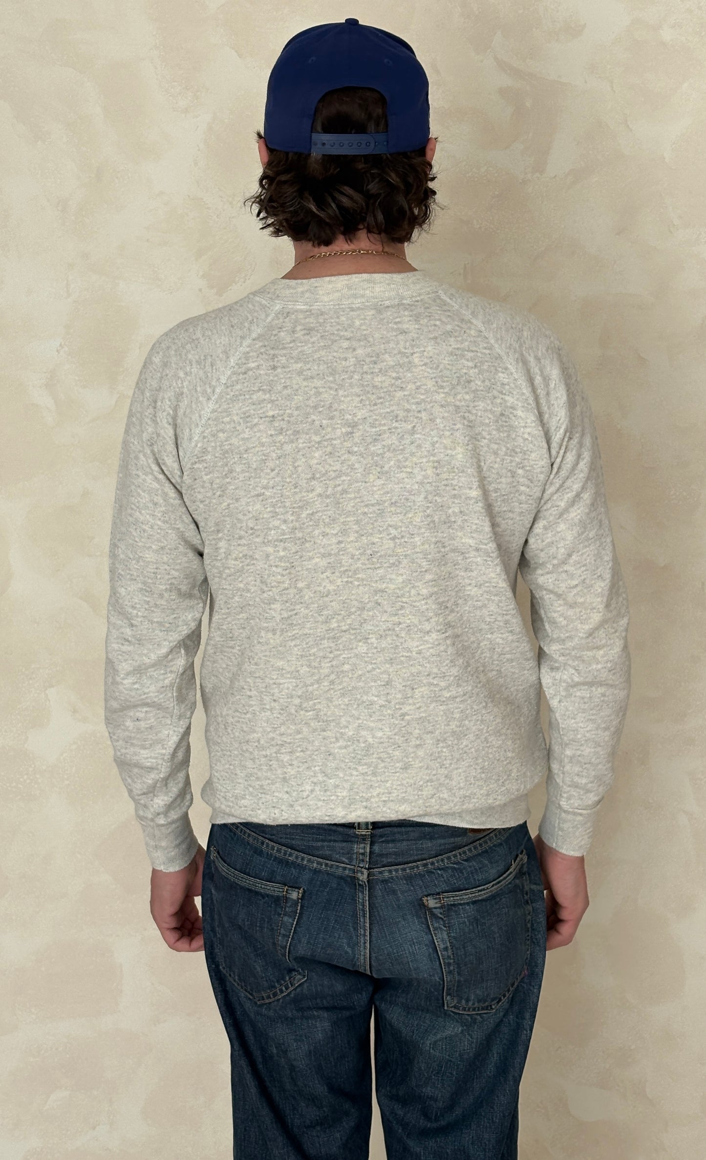 Size L 80s Crew Neck Harvard Ve Ri Tas - USA Vintage Bcn