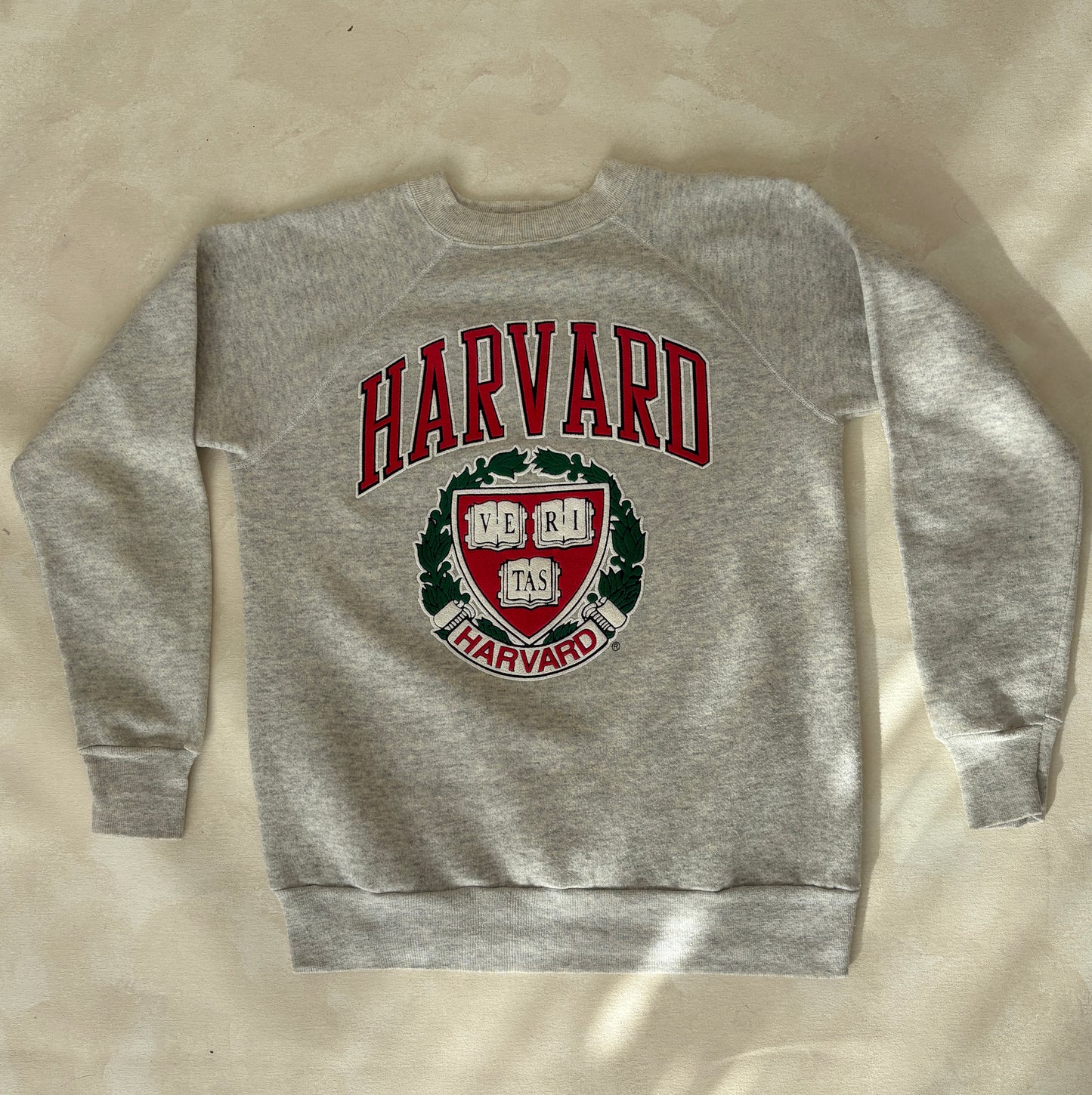 Size L 80s Crew Neck Harvard Ve Ri Tas - USA Vintage Bcn