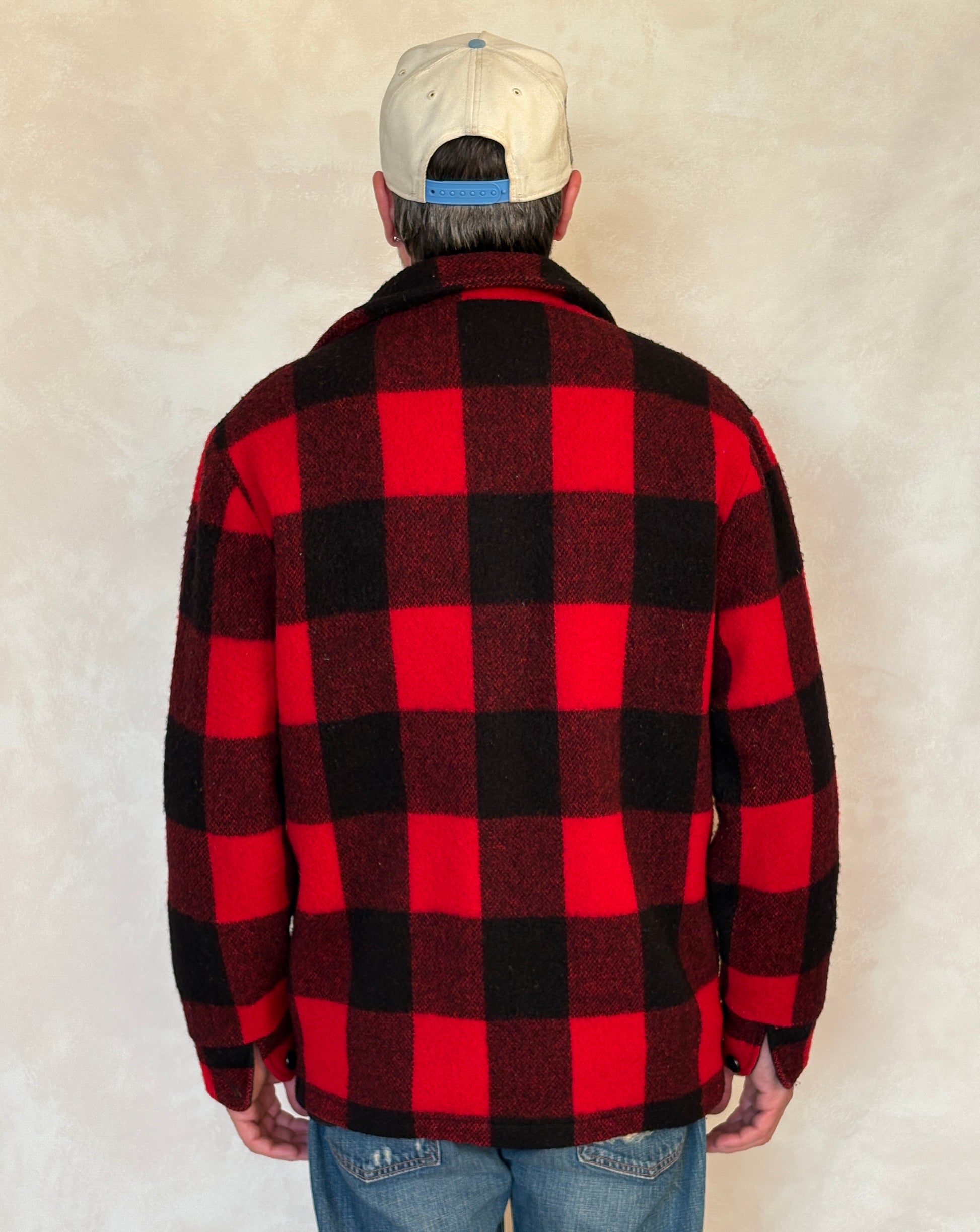 Large. Vintage Woolrich buffalo paid wool jacket - USA Vintage Bcn