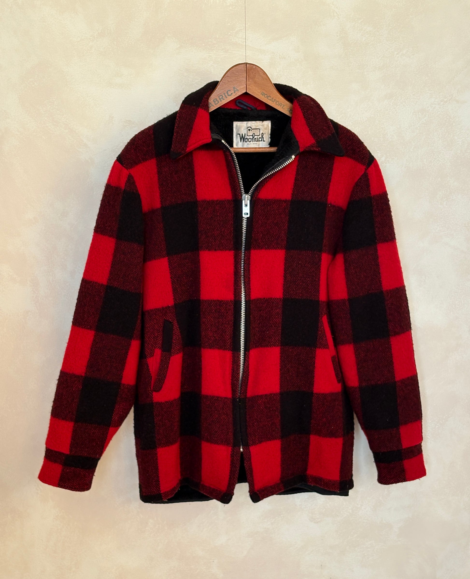 Large. Vintage Woolrich buffalo paid wool jacket - USA Vintage Bcn