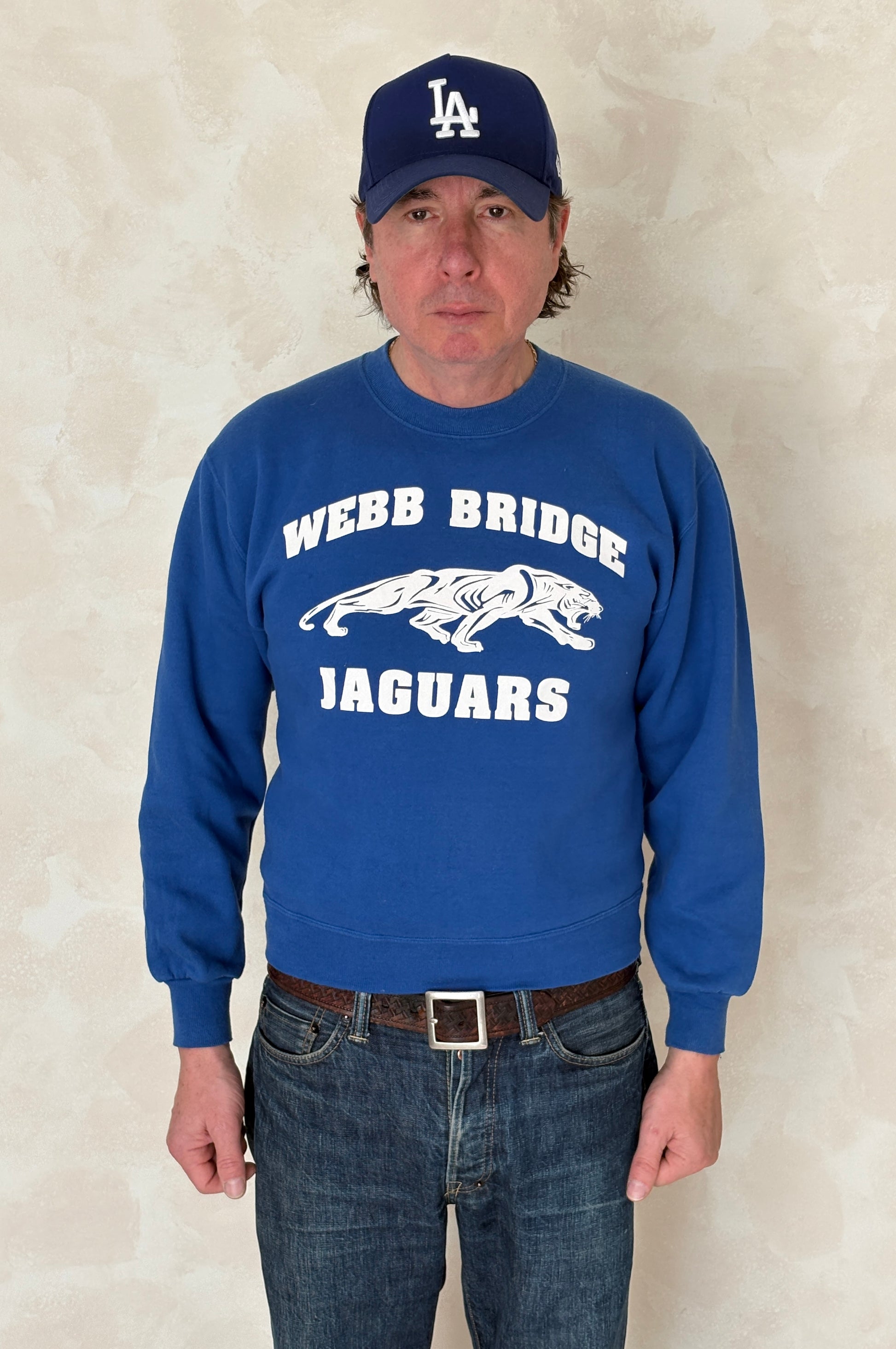 Size S Crew Neck Jaguars Made in USA By Jerzees - USA Vintage Bcn